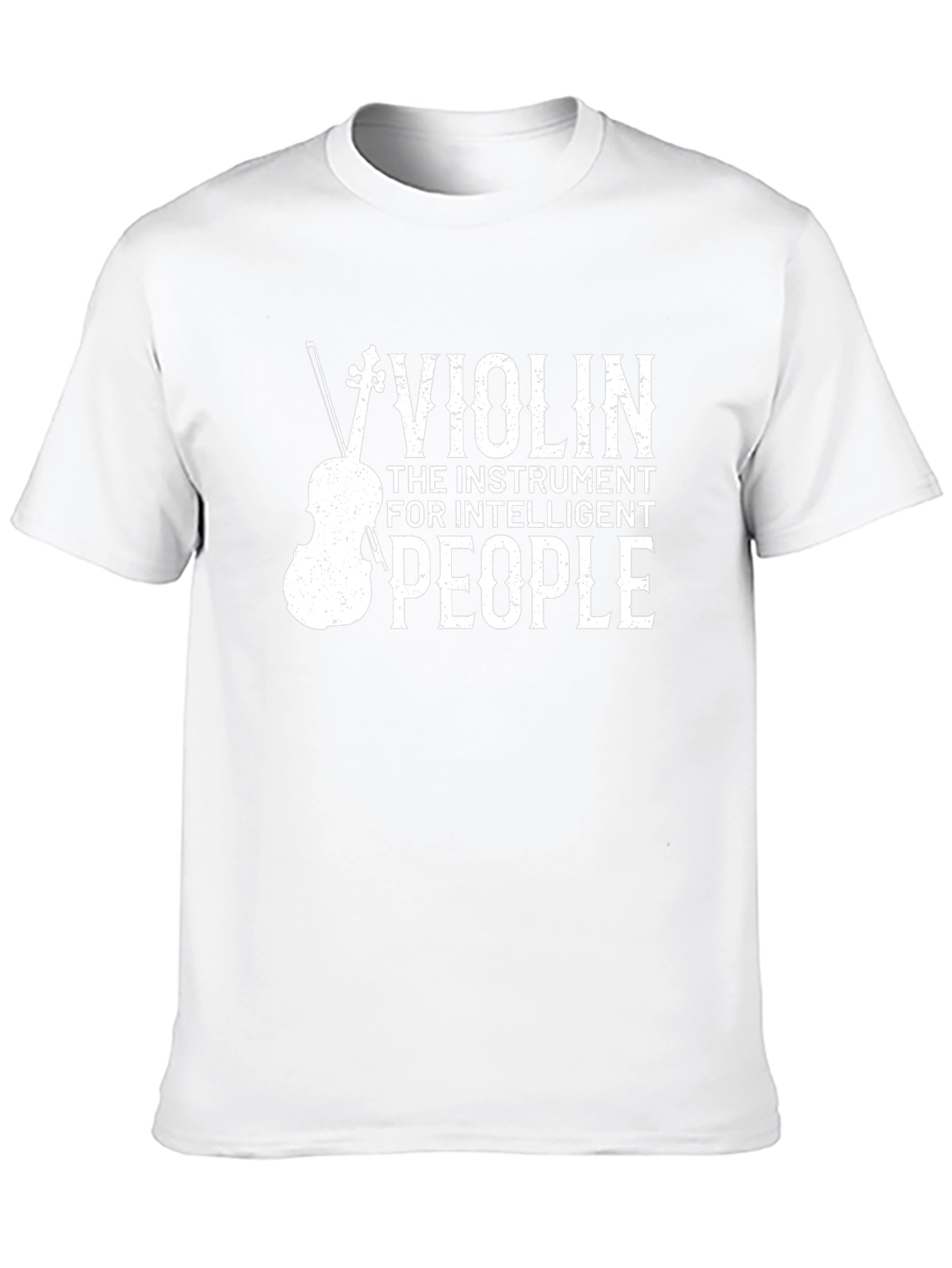 Violin Intelligent People Black T-Shirt