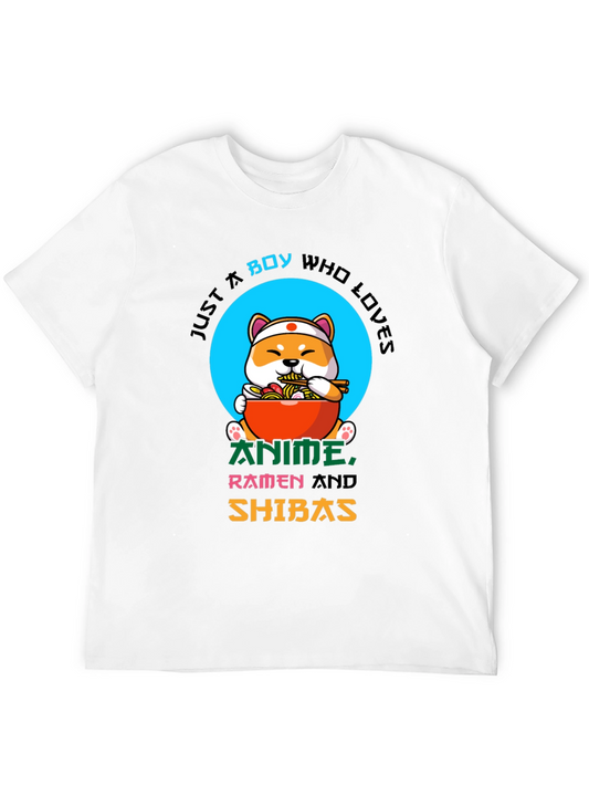 Anime Ramen Shiba Inu T-Shirt