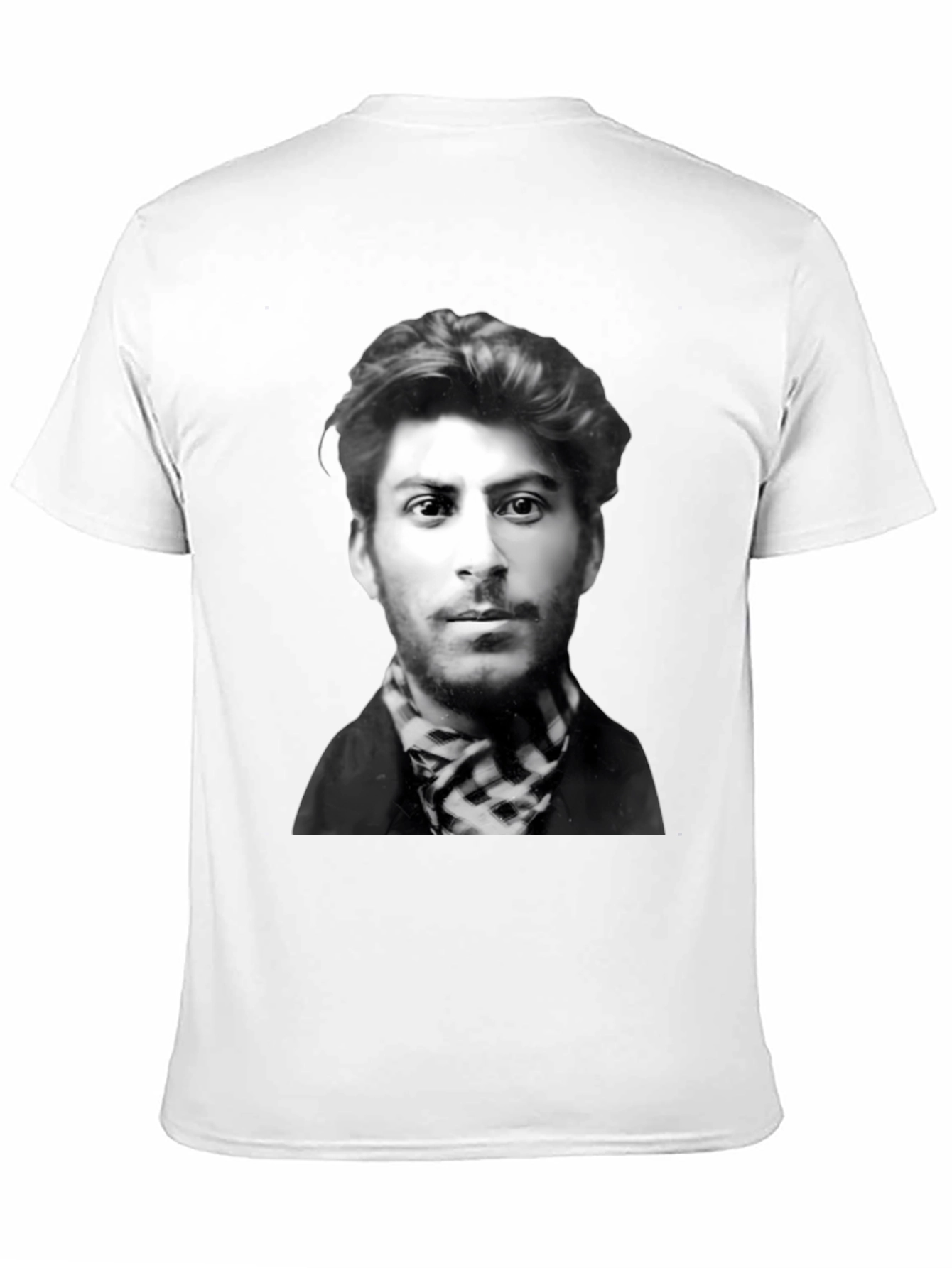 Stalin Portrait Black T-Shirt