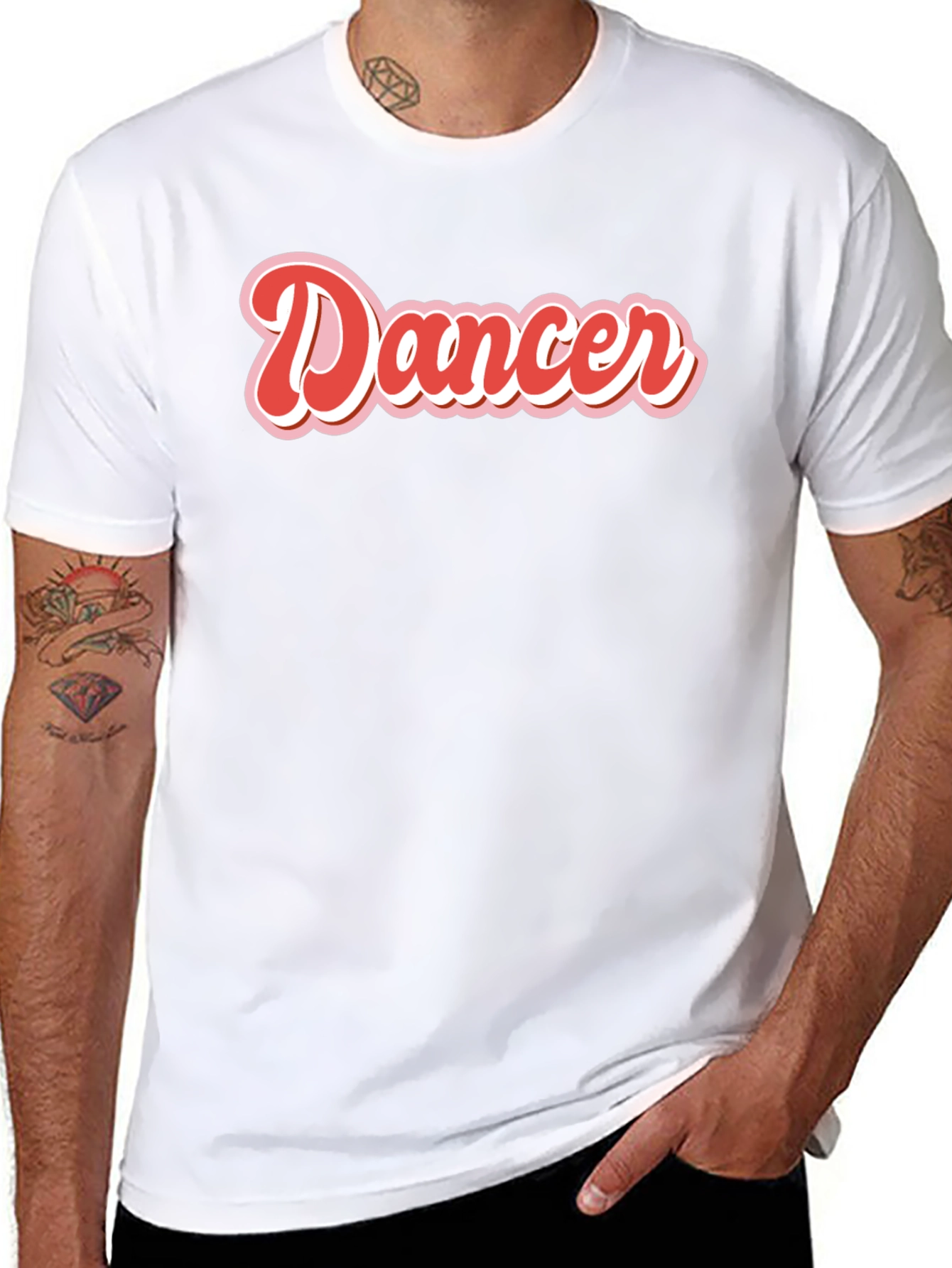 Dancer Graphic Tee - Retro Style