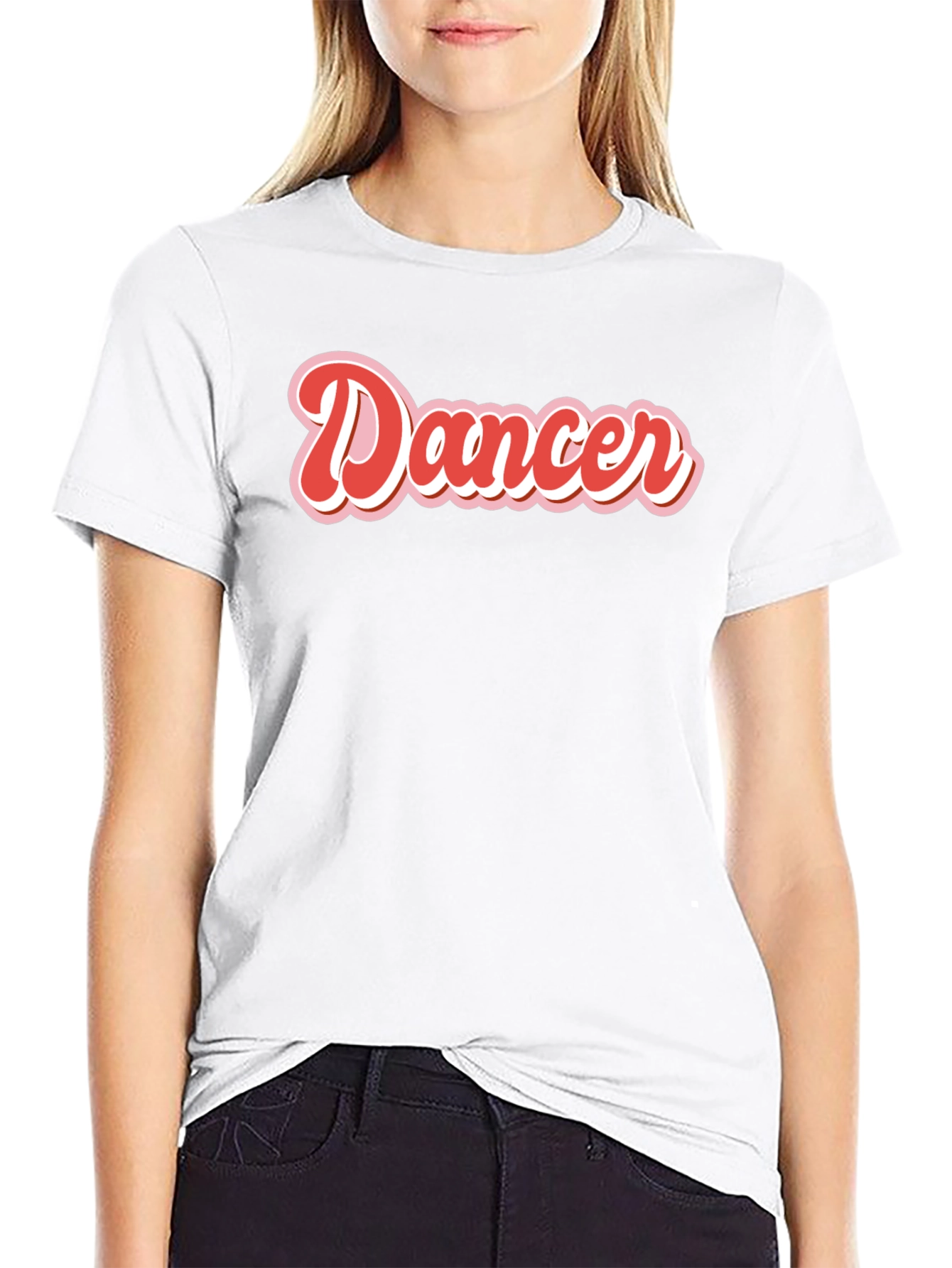 Dancer Graphic Tee - Retro Style