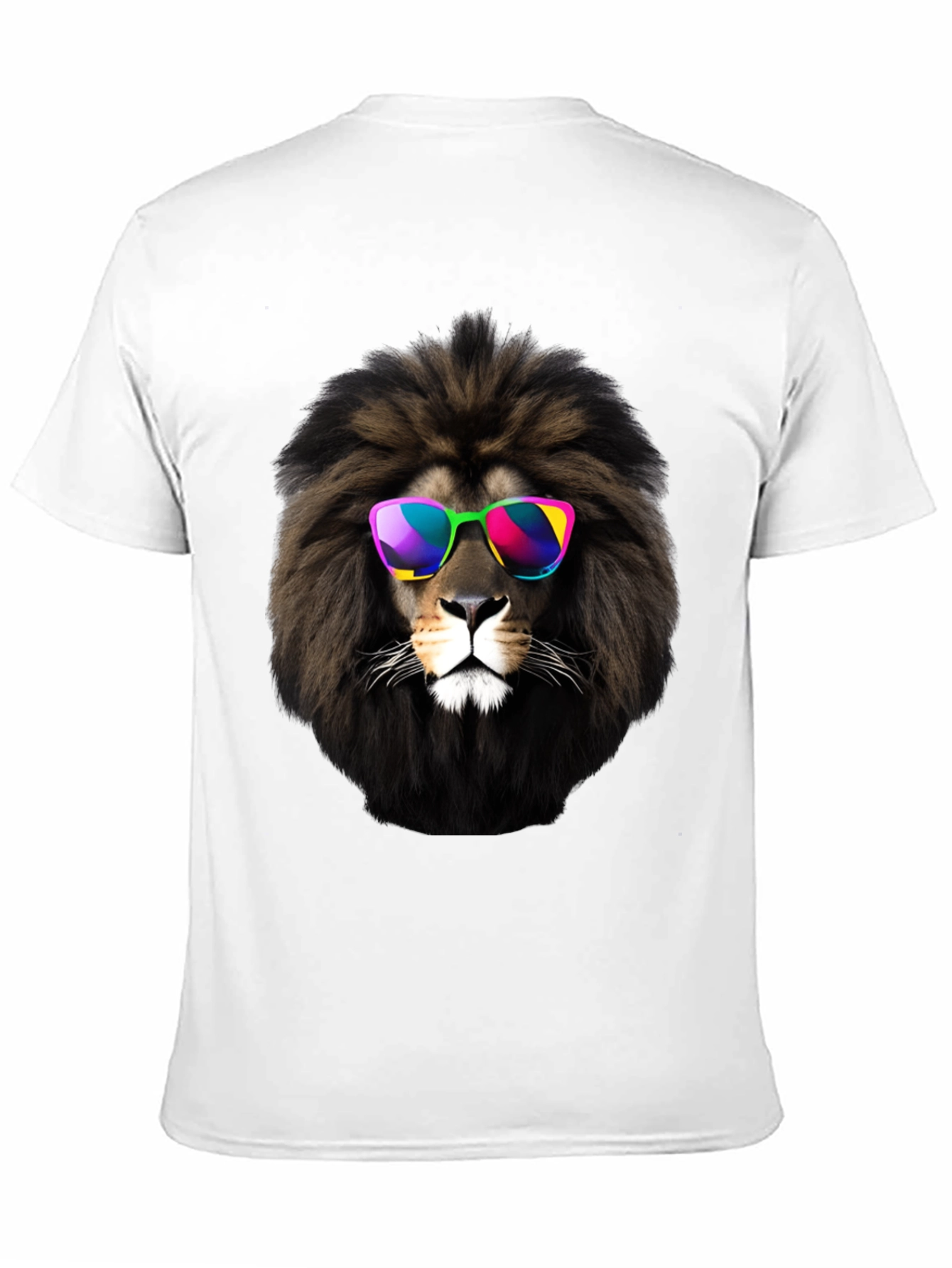 Cool Lion Graphic Tee - Mens Black T-Shirt