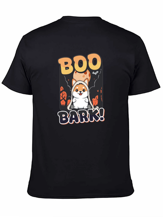 Boo Bark! Halloween Dog Graphic T-Shirt
