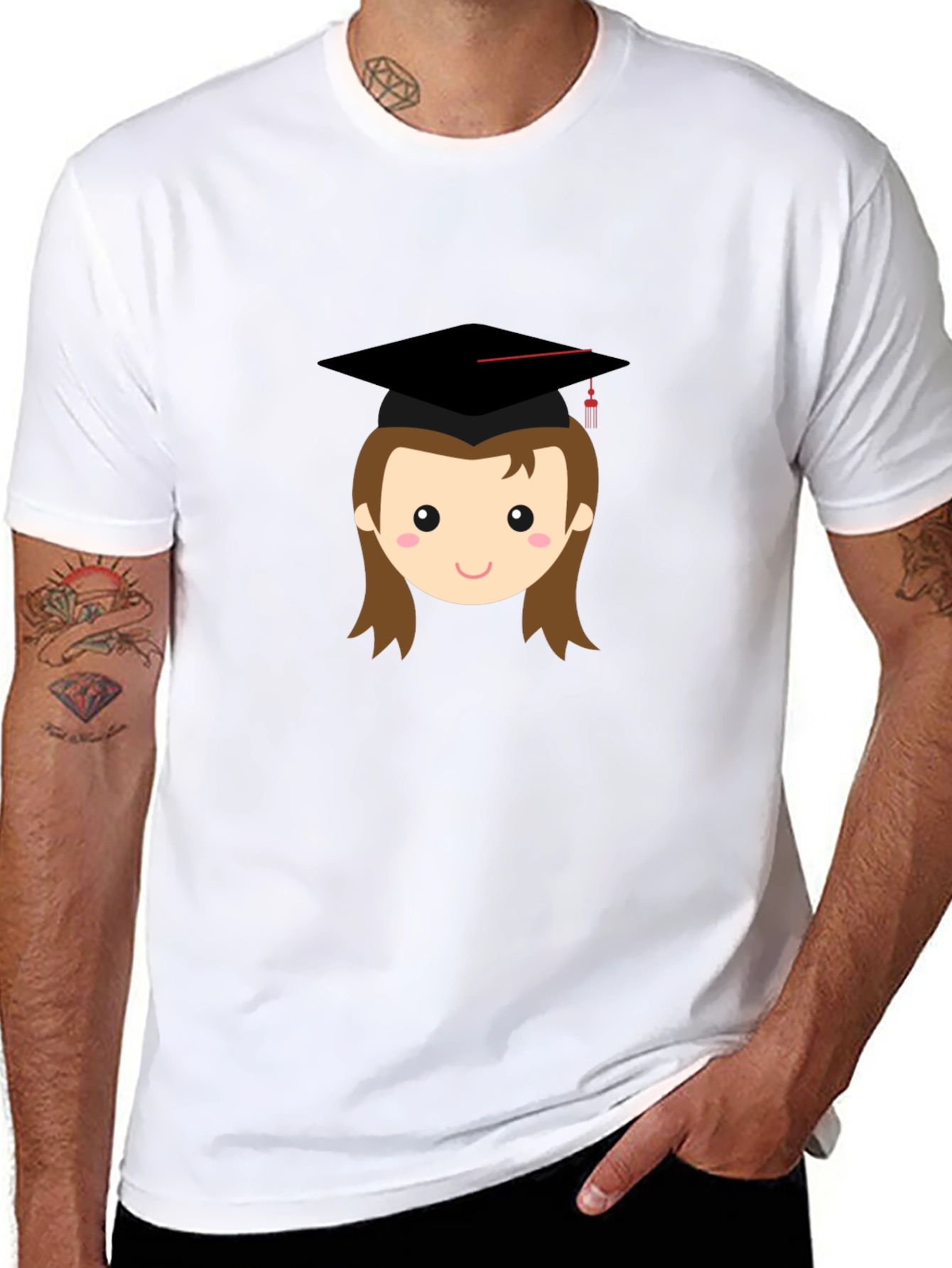 Graduation Girl Black T-Shirt