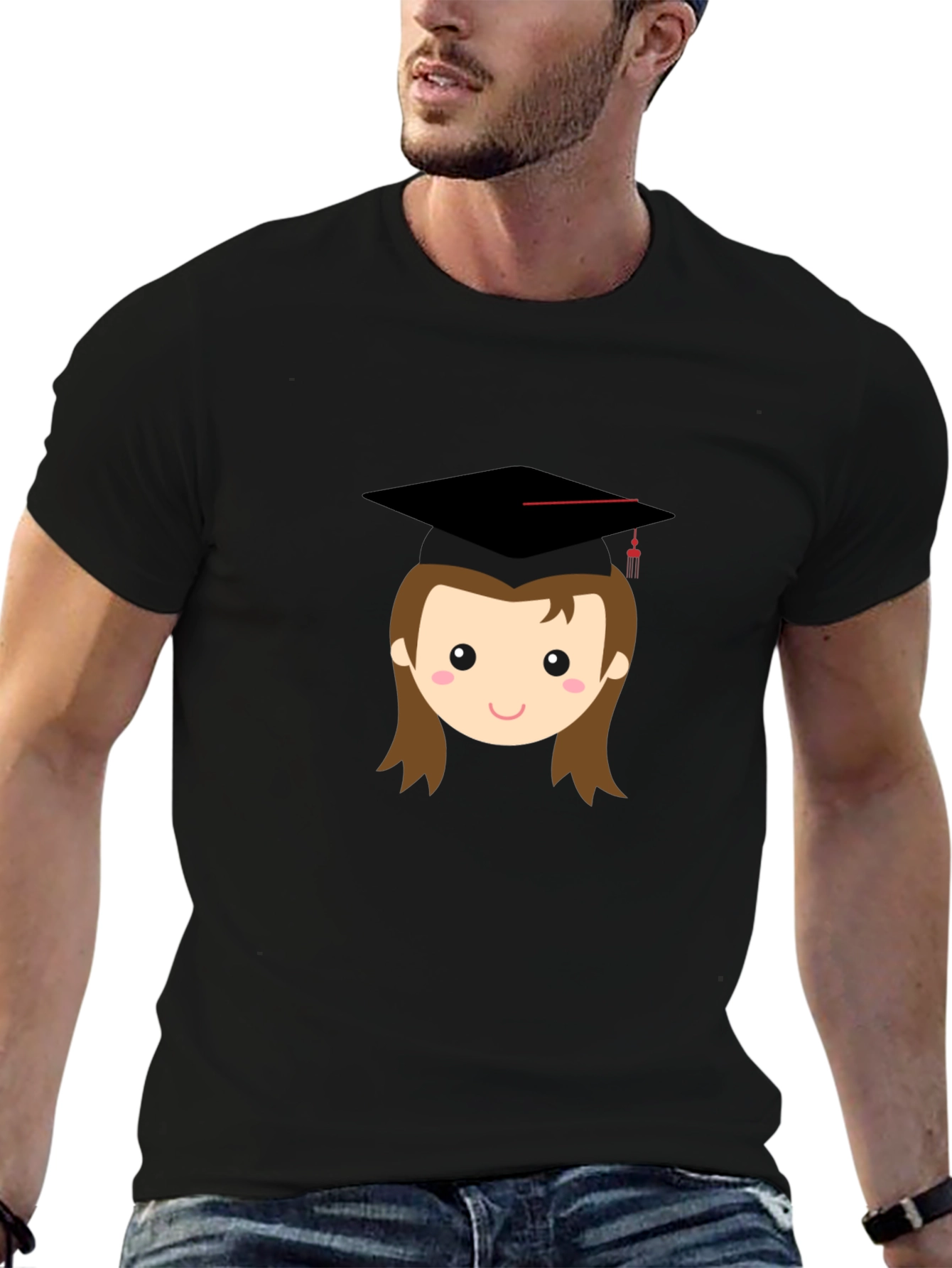 Graduation Girl Black T-Shirt