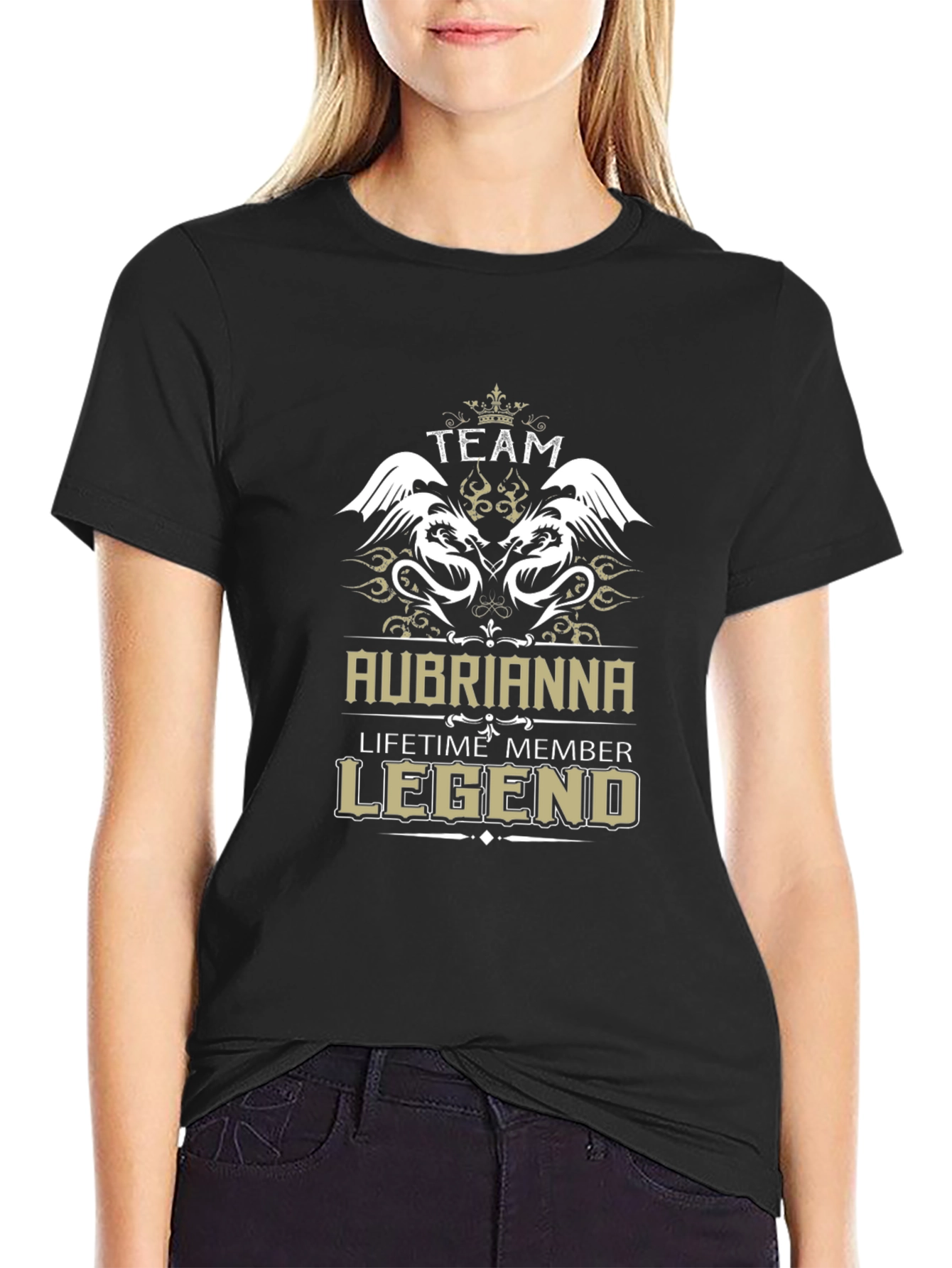 Aubrianna Legend Black Graphic Tee