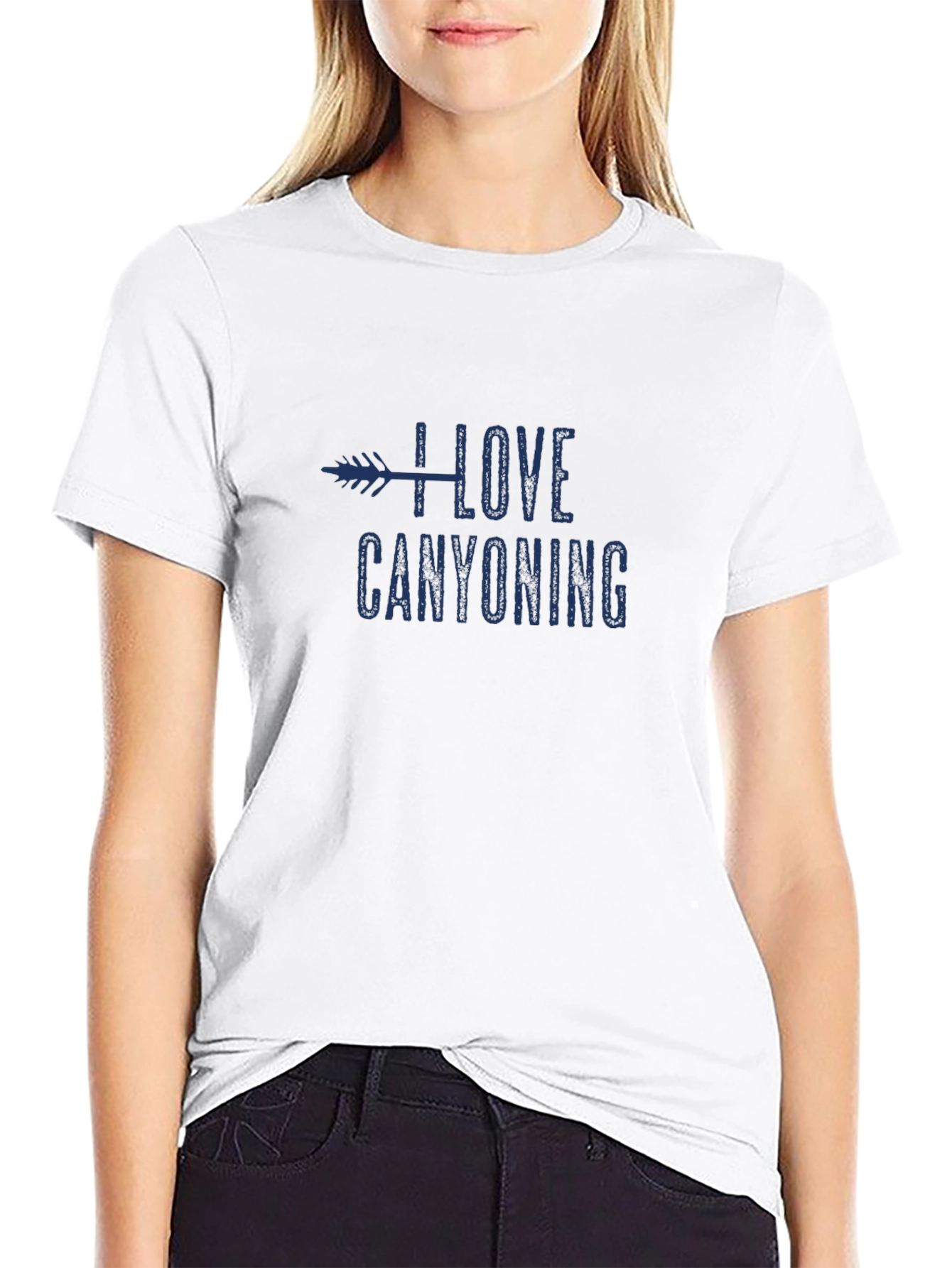I Love Canyoning T-Shirt - Black Graphic Tee