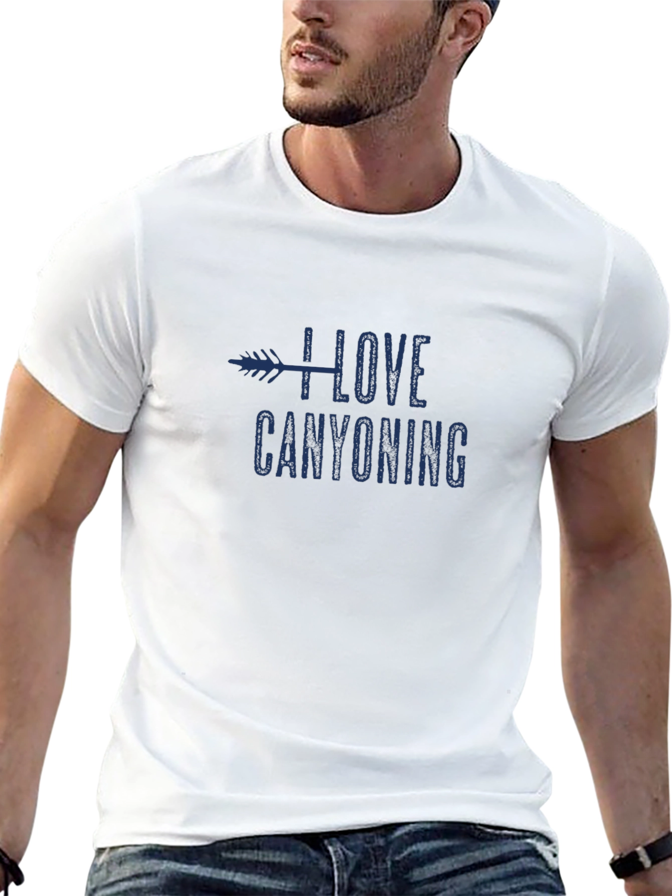 I Love Canyoning T-Shirt - Black Graphic Tee