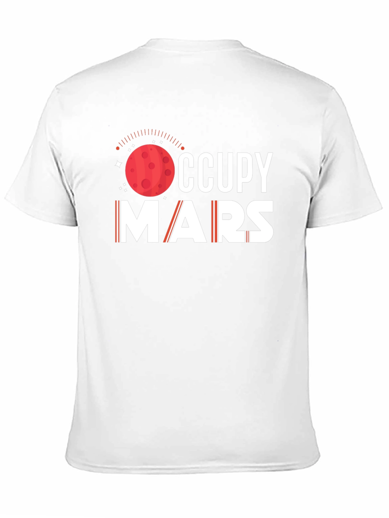 Occupy Mars Graphic T-Shirt - Space Exploration Tee