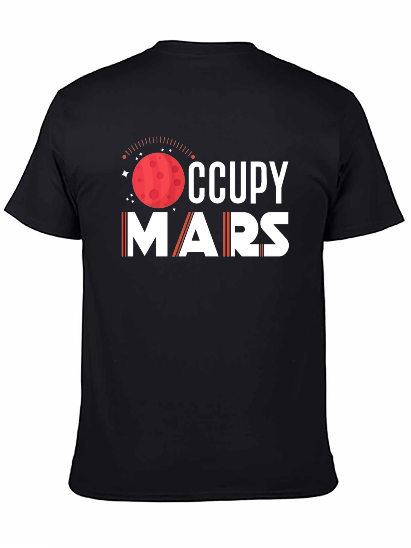 Occupy Mars Graphic T-Shirt - Space Exploration Tee