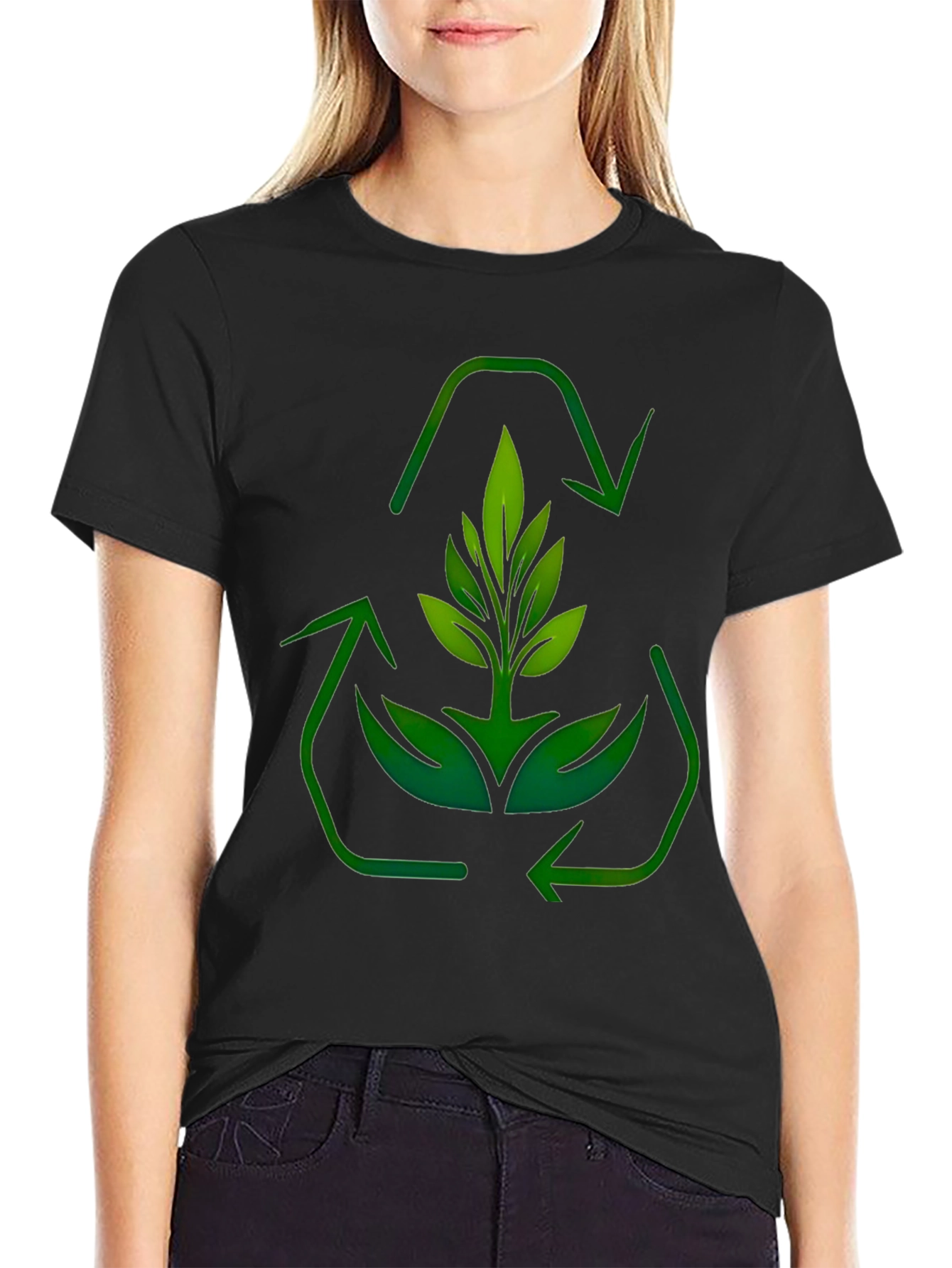 Eco-Friendly Plant Recycle Graphic Tee