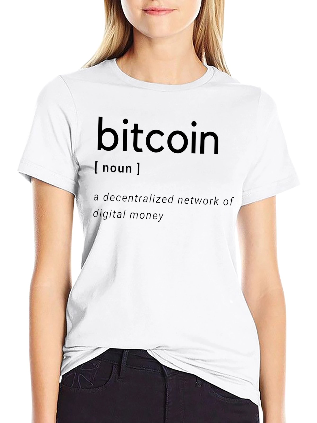 Bitcoin Definition Black T-Shirt