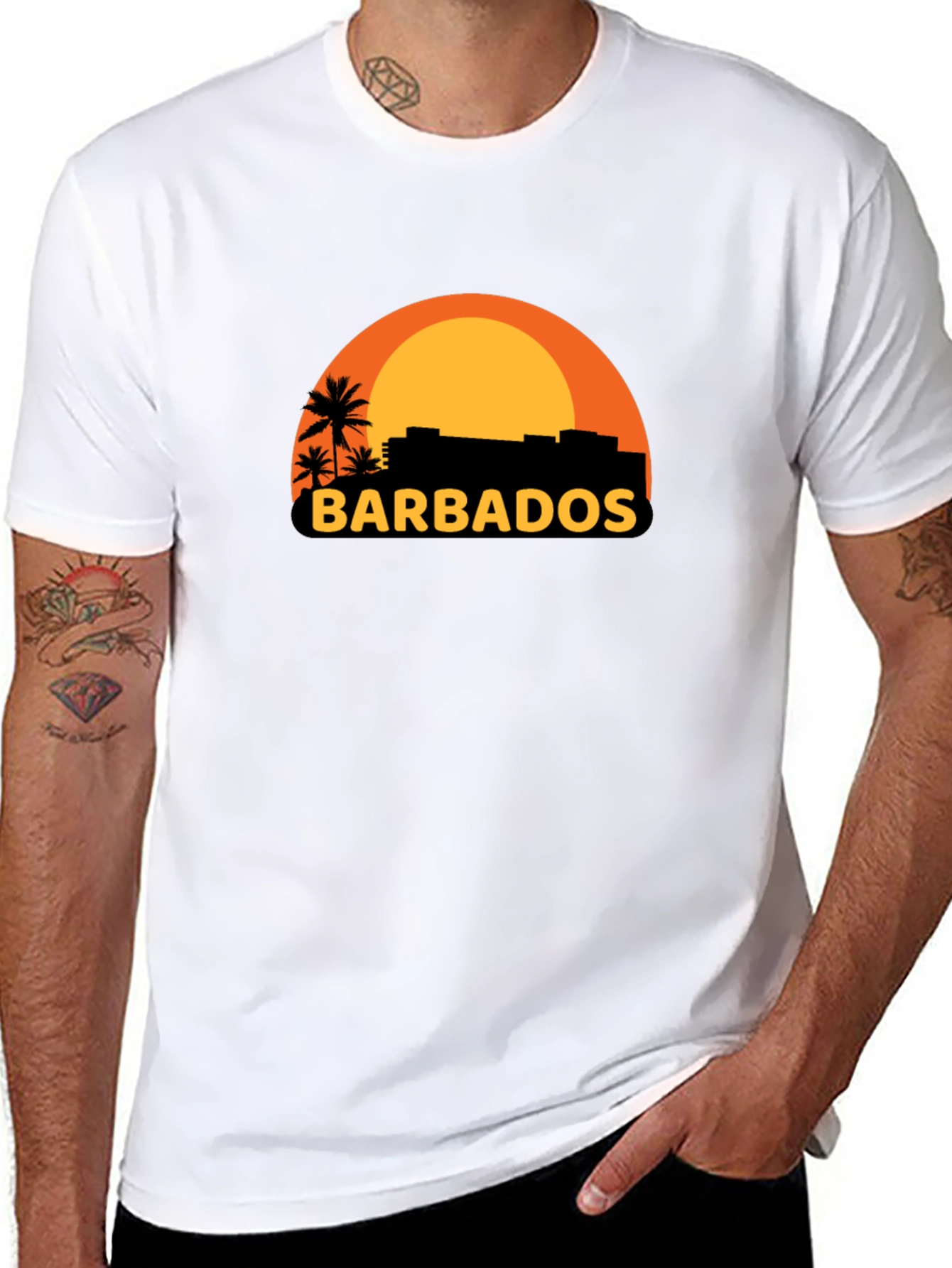 Barbados Sunset T-Shirt - Island Souvenir Tee
