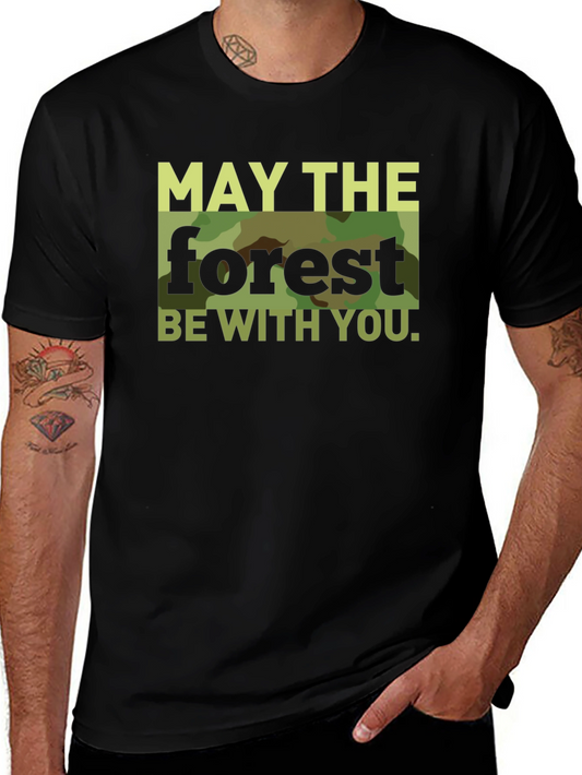 May The Forest Be With You Novelty T-Shirt