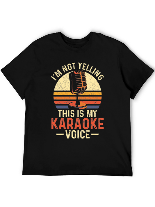 Karaoke Voice T-Shirt - Funny Music Lover Tee