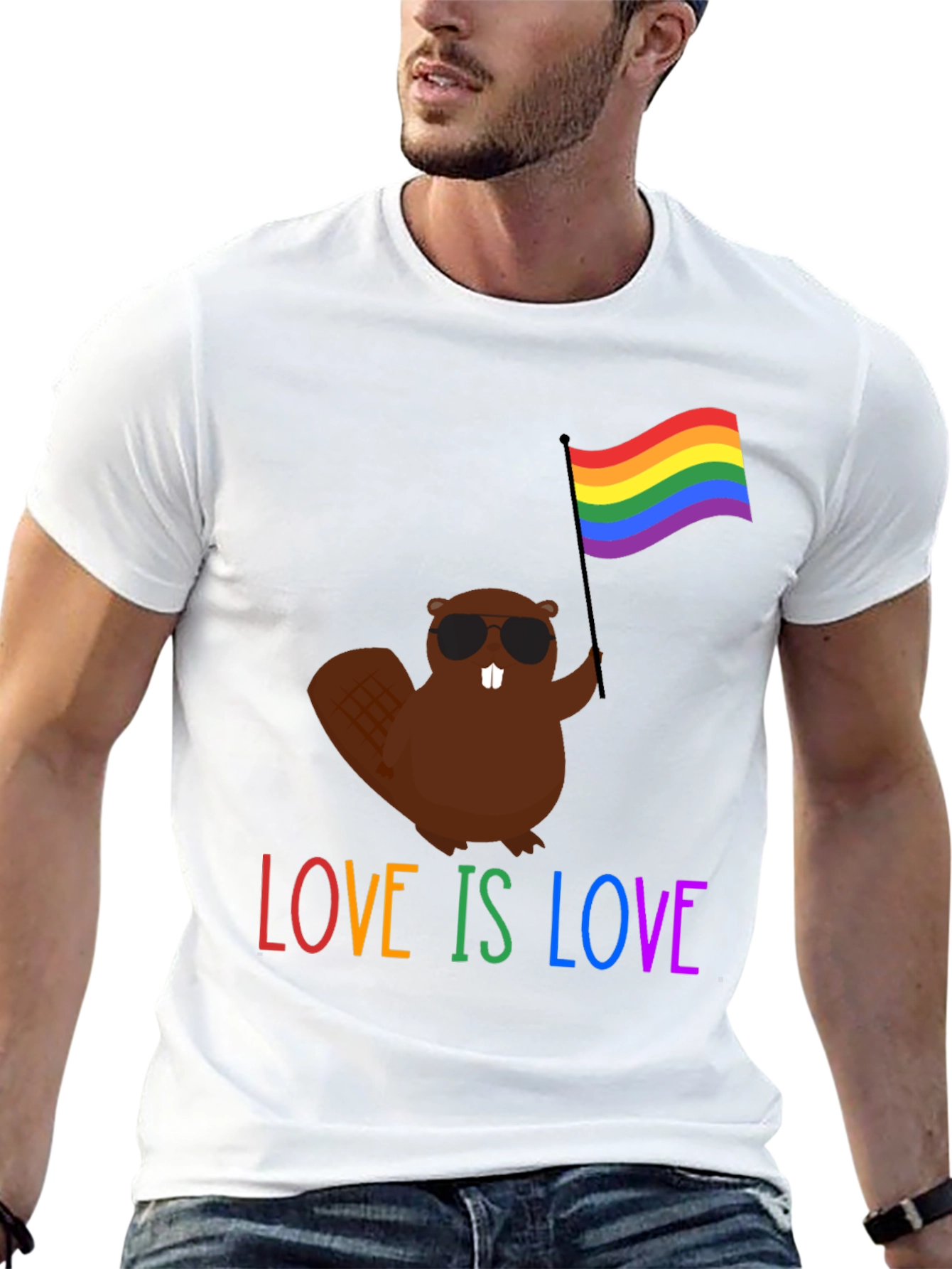 Love is Love Beaver Pride T-Shirt