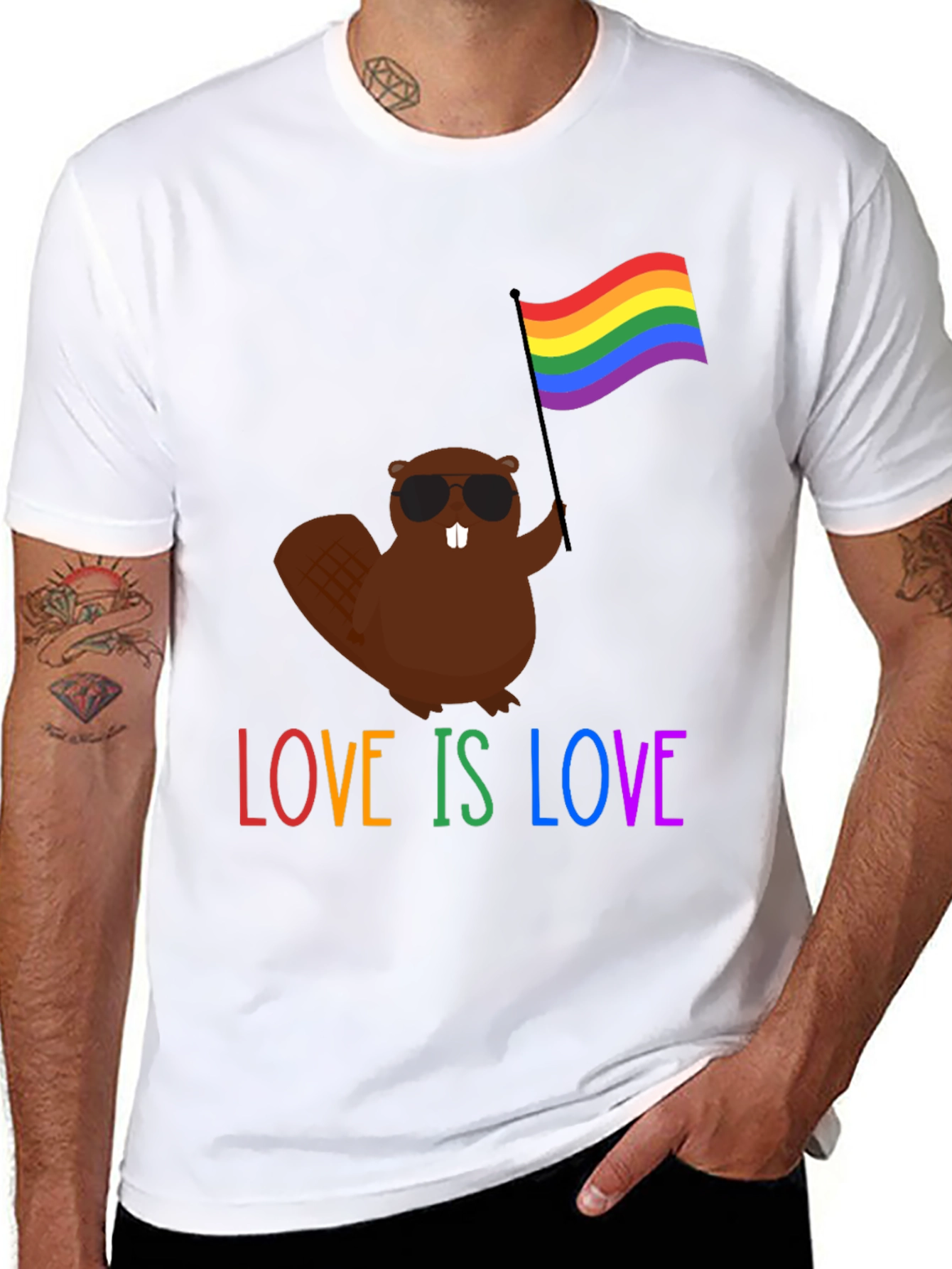 Love is Love Beaver Pride T-Shirt
