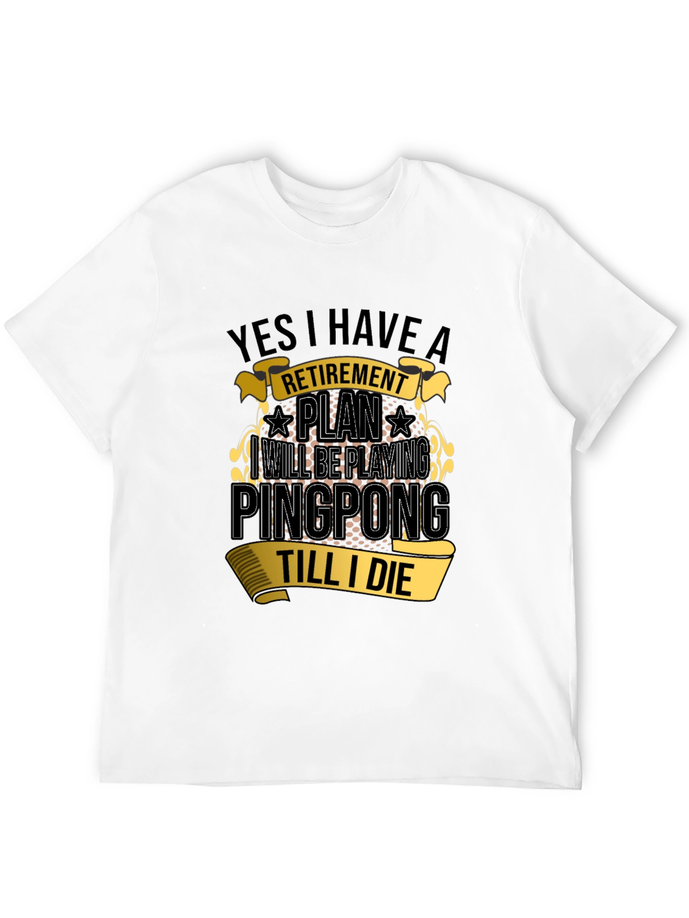 Retirement Ping Pong T-Shirt