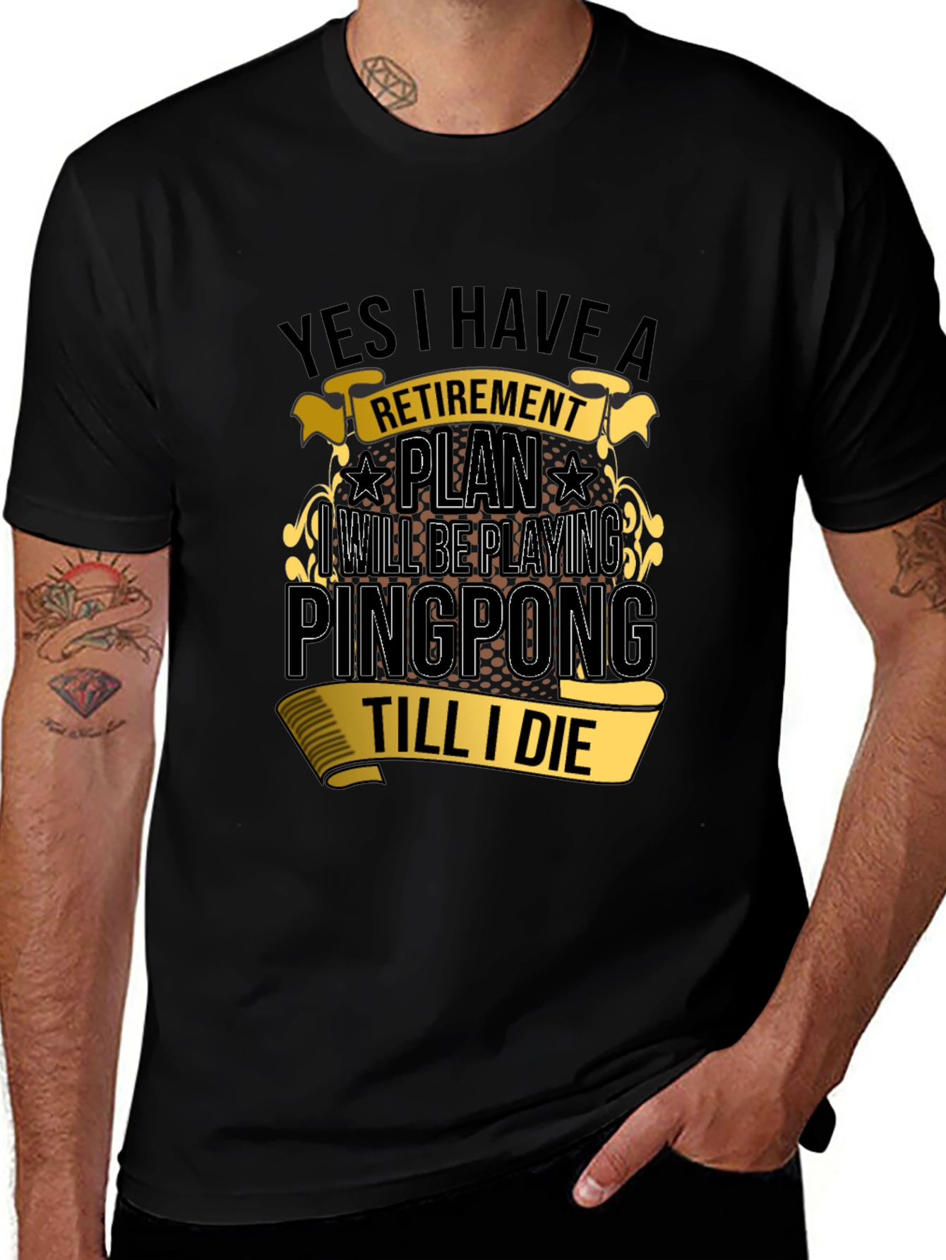 Retirement Ping Pong T-Shirt