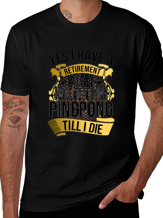 Retirement Ping Pong T-Shirt