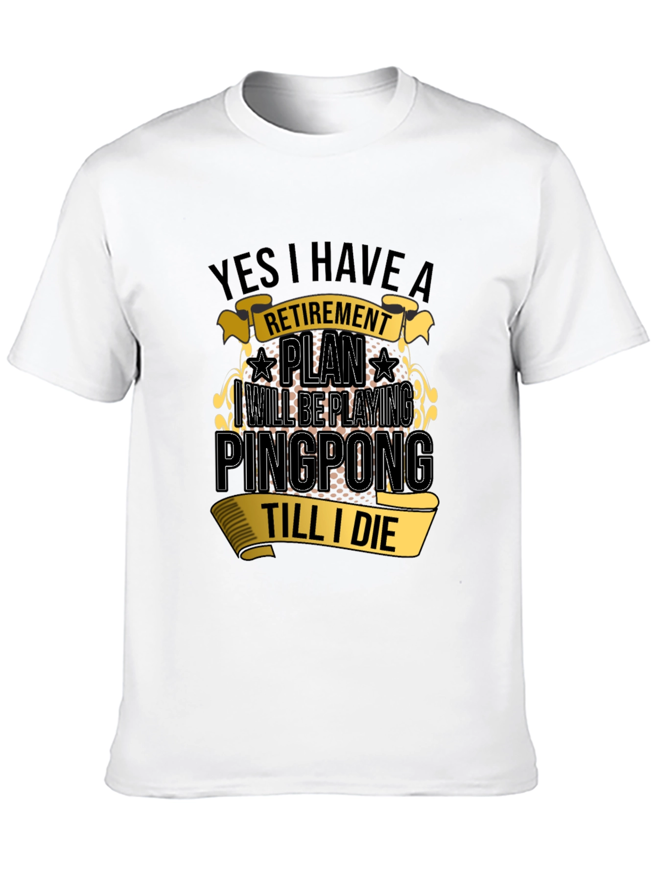Retirement Ping Pong T-Shirt