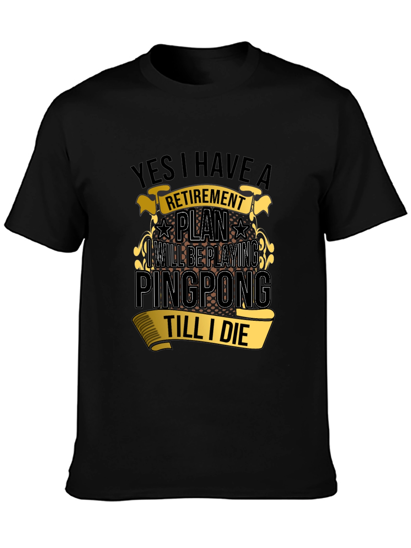 Retirement Ping Pong T-Shirt