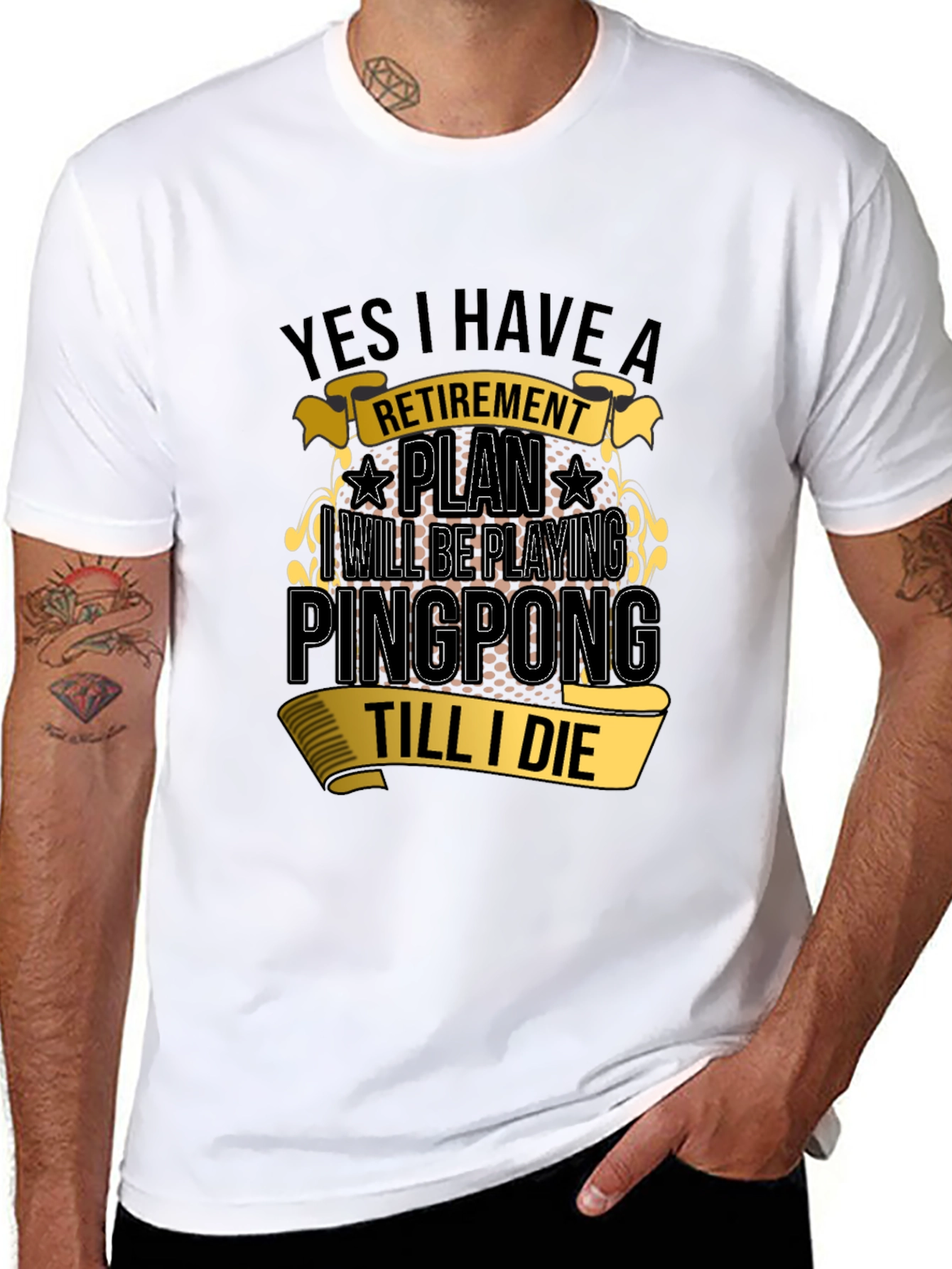 Retirement Ping Pong T-Shirt