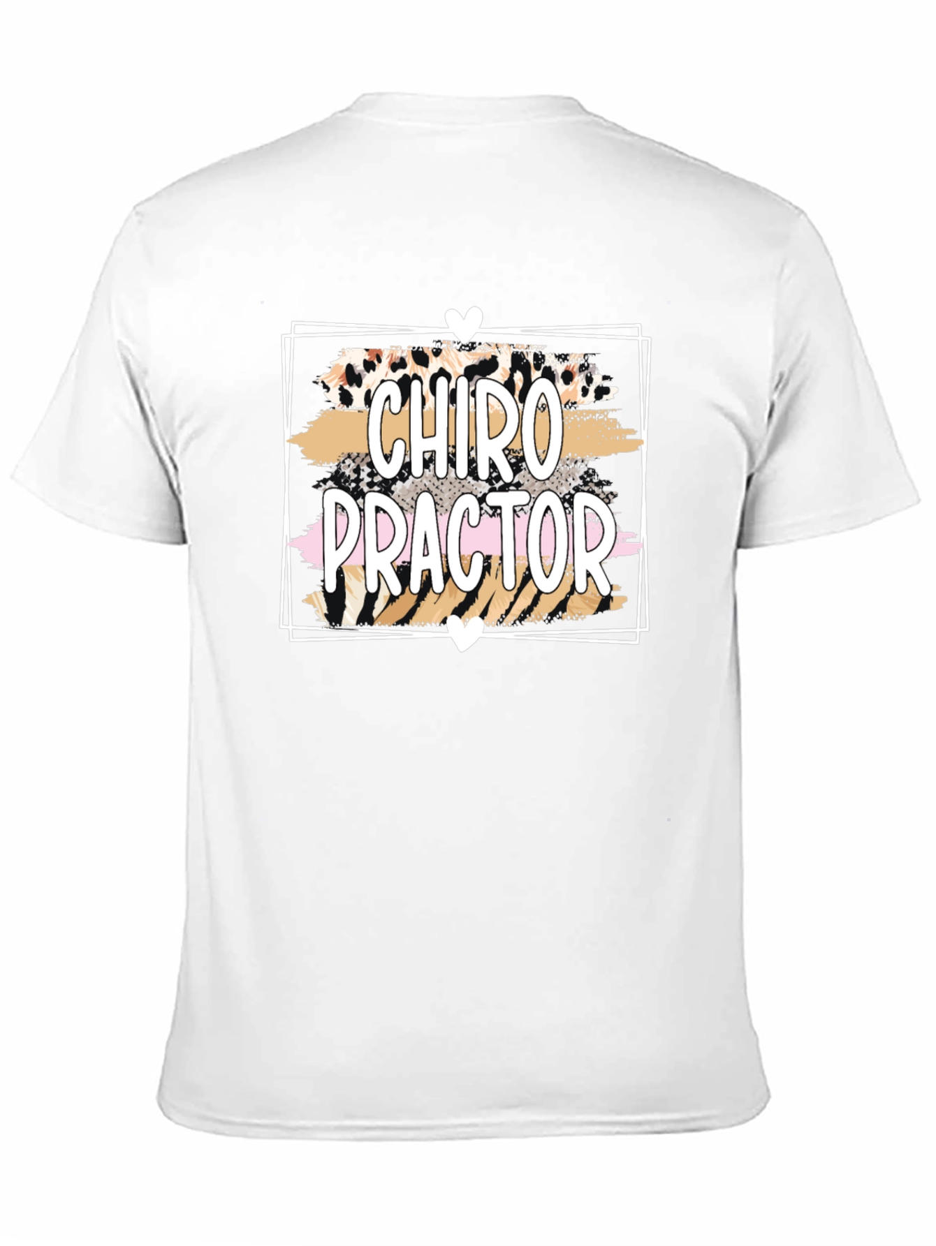 Chiropractor T-Shirt - Leopard Print Design