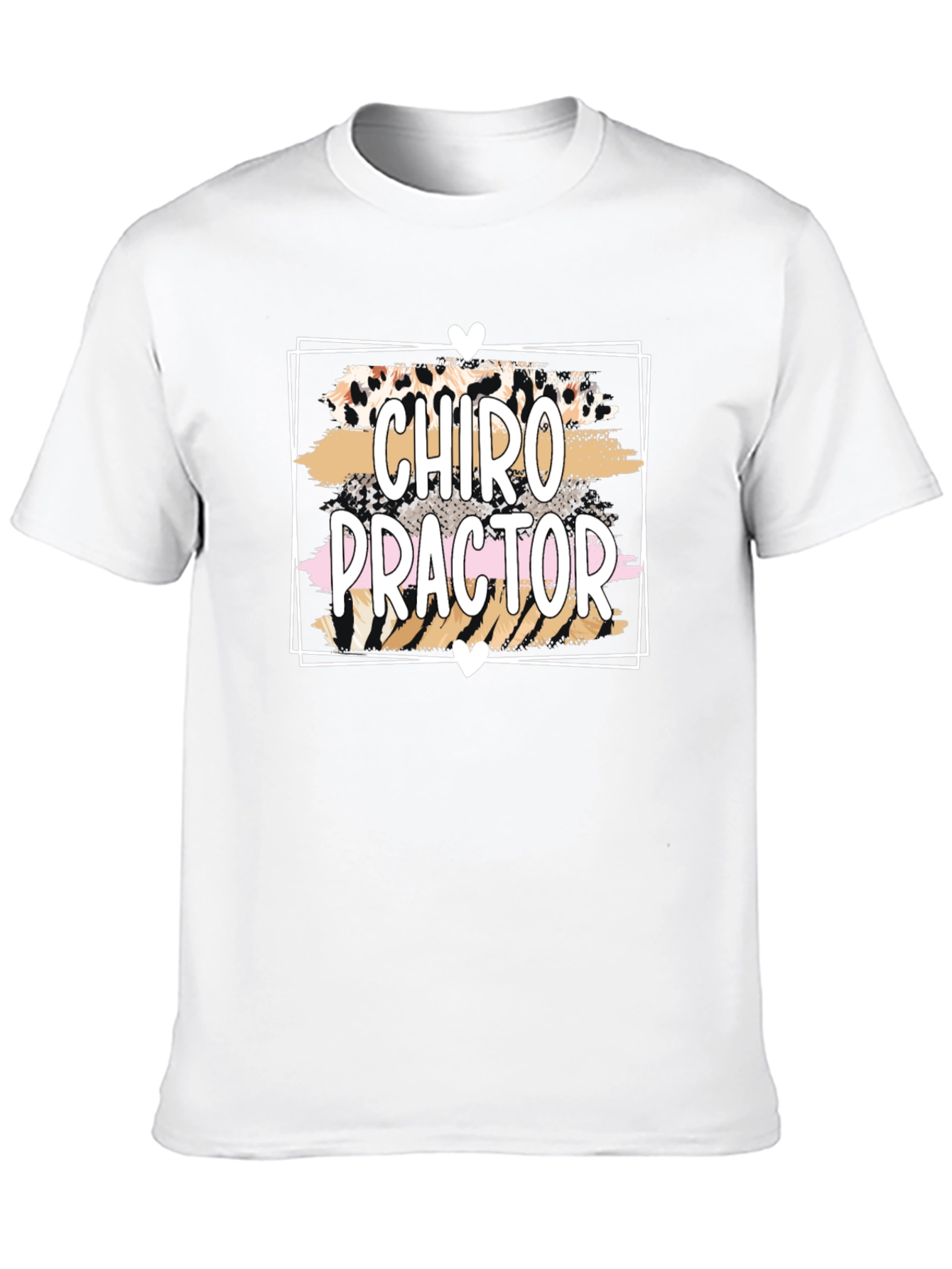 Chiropractor T-Shirt - Leopard Print Design