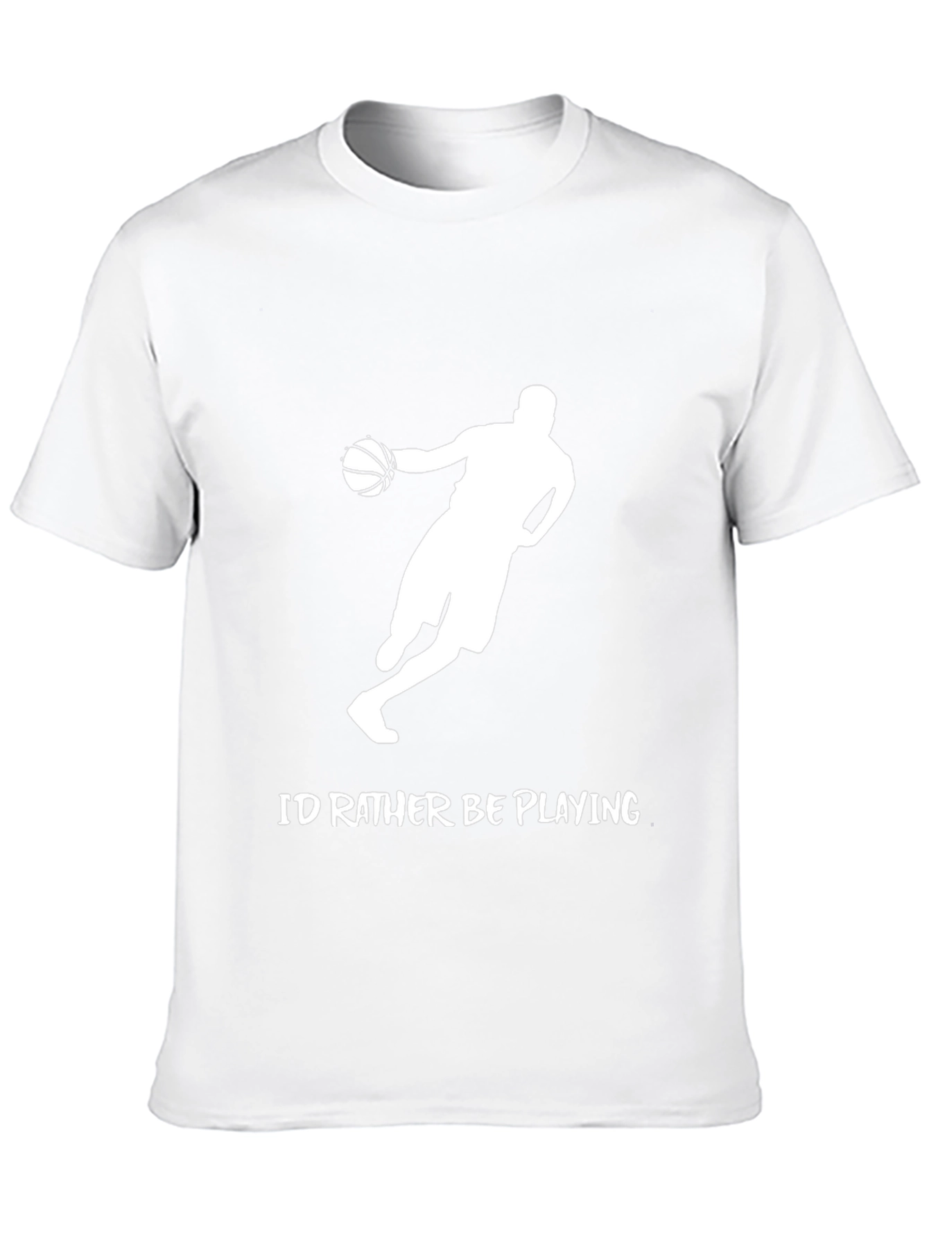 Basketball Player Graphic T-Shirt - Id Rather Be Playing