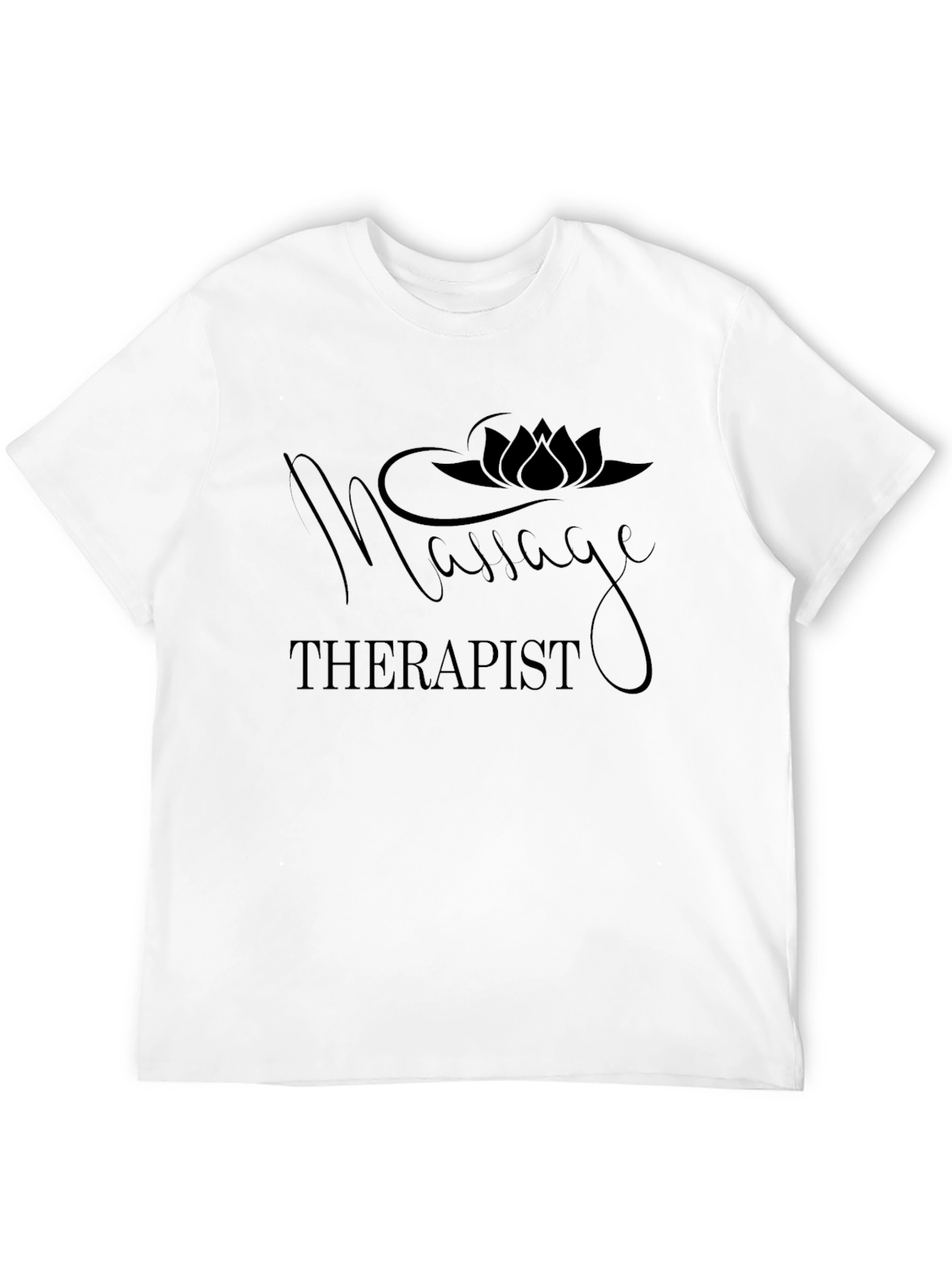 Massage Therapist Lotus Flower T-Shirt
