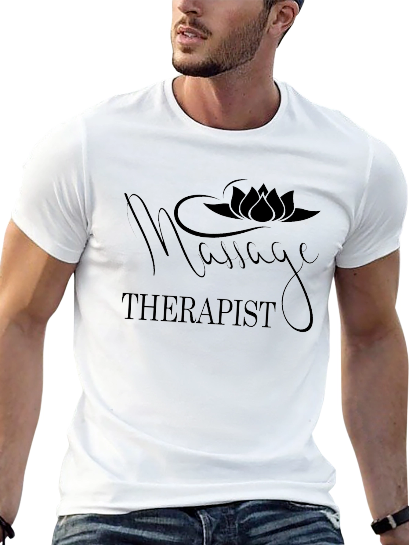Massage Therapist Lotus Flower T-Shirt