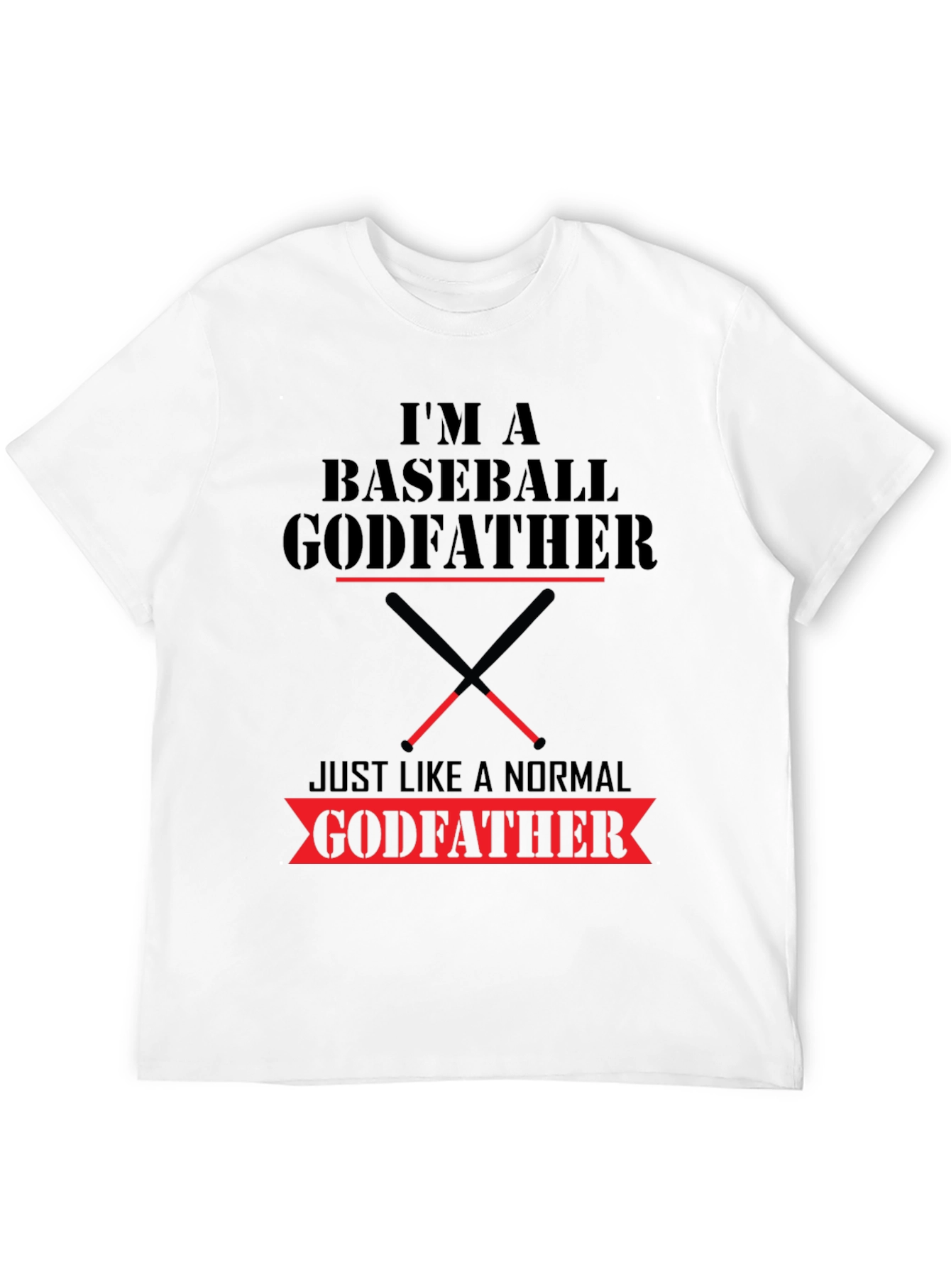 Baseball Godfather T-Shirt - Funny Graphic Tee