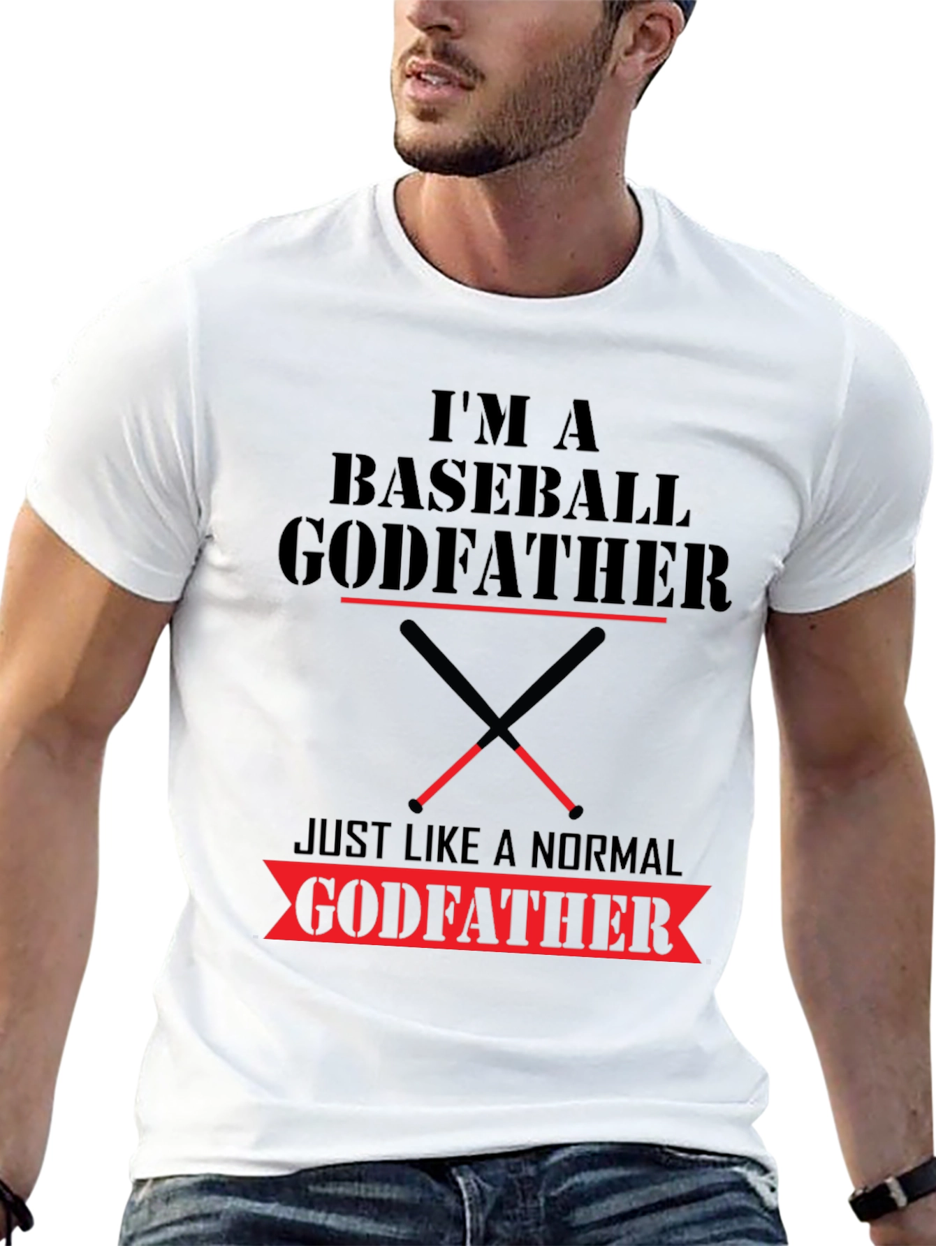 Baseball Godfather T-Shirt - Funny Graphic Tee