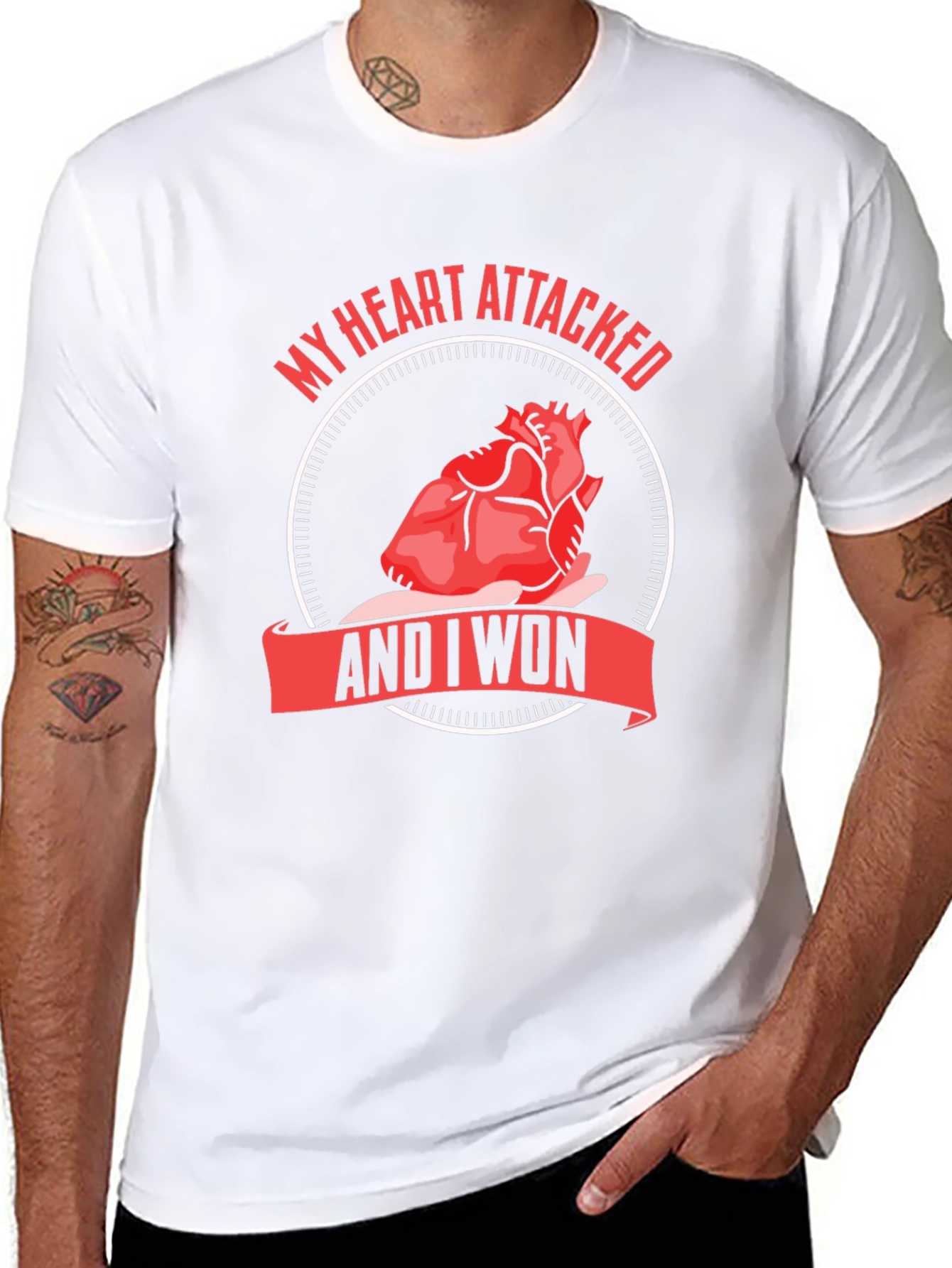 Heart Attack Survivor T-Shirt - I Won