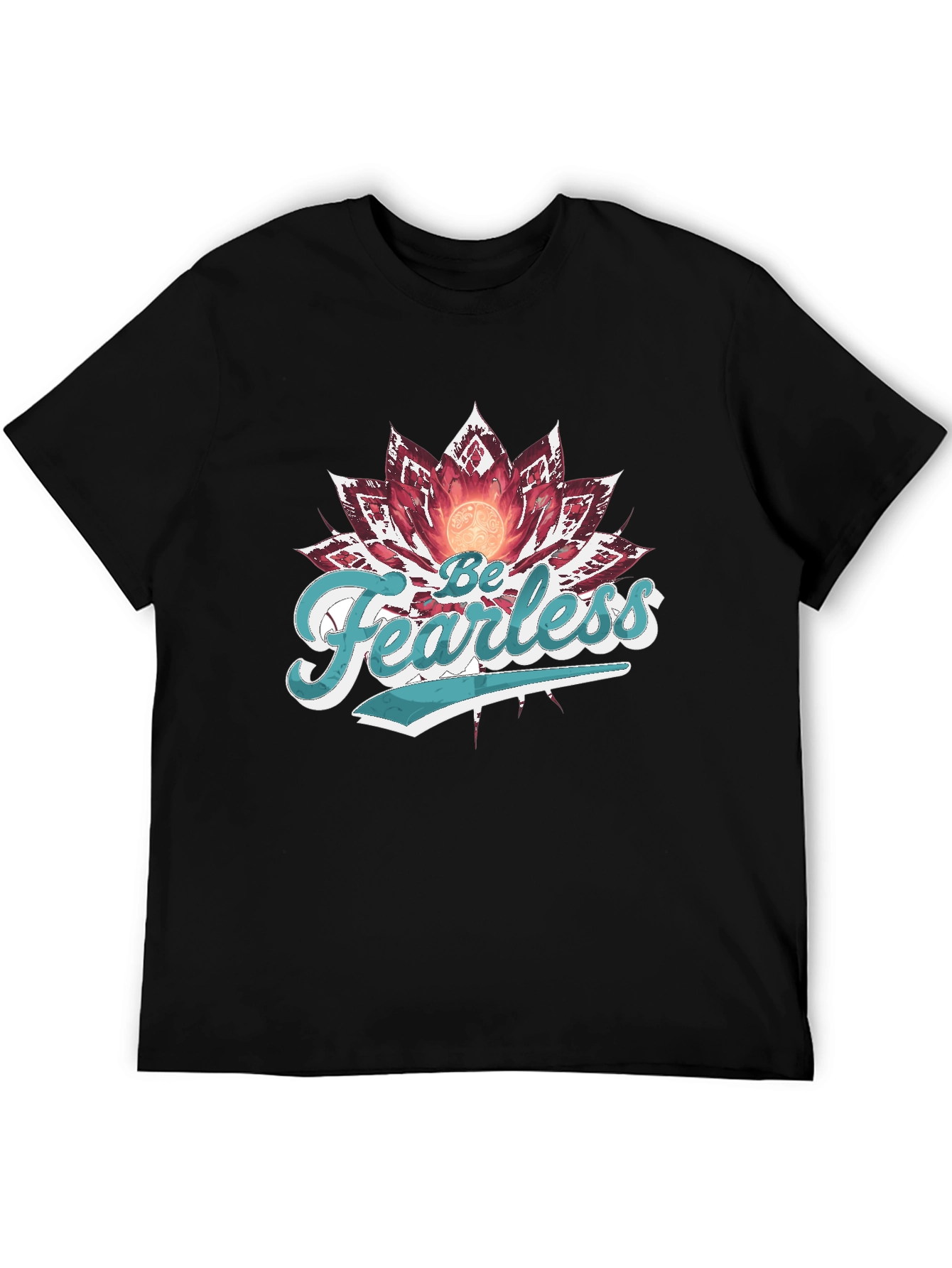 Be Fearless Lotus Graphic T-Shirt