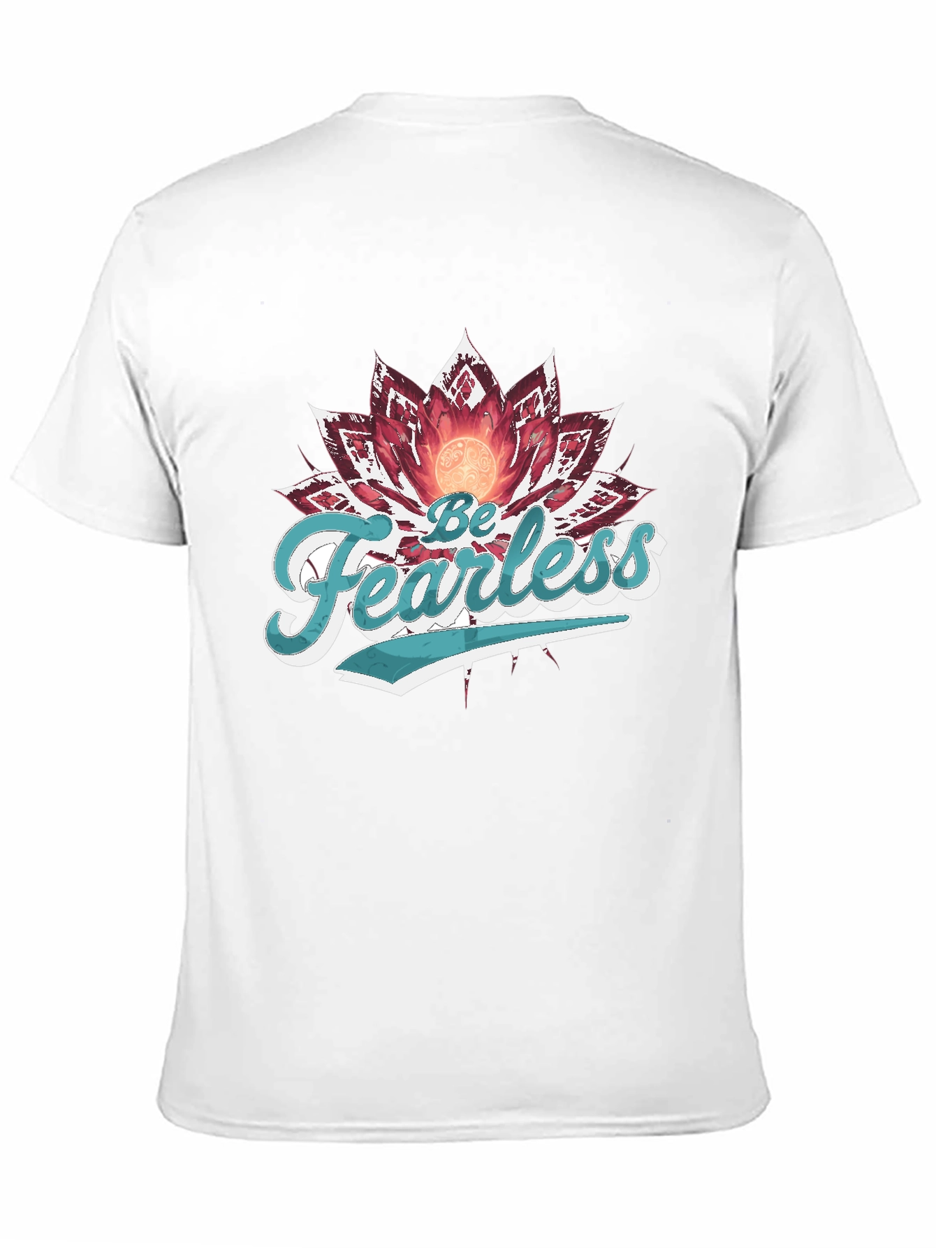 Be Fearless Lotus Graphic T-Shirt
