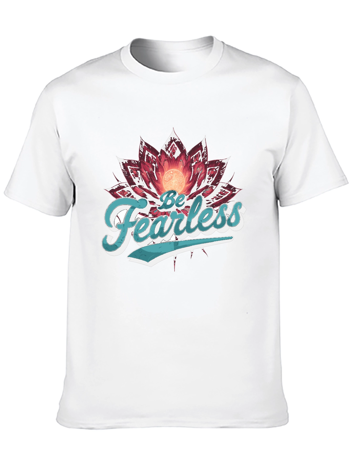 Be Fearless Lotus Graphic T-Shirt