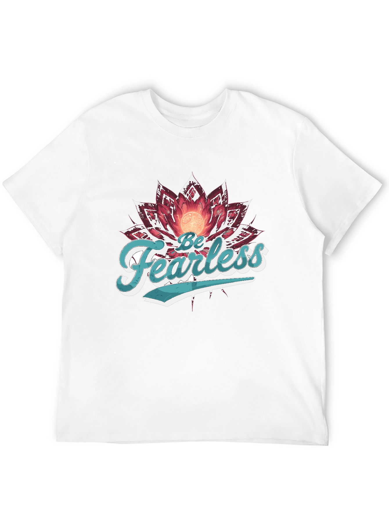 Be Fearless Lotus Graphic T-Shirt