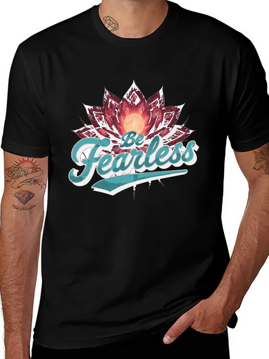 Be Fearless Lotus Graphic T-Shirt