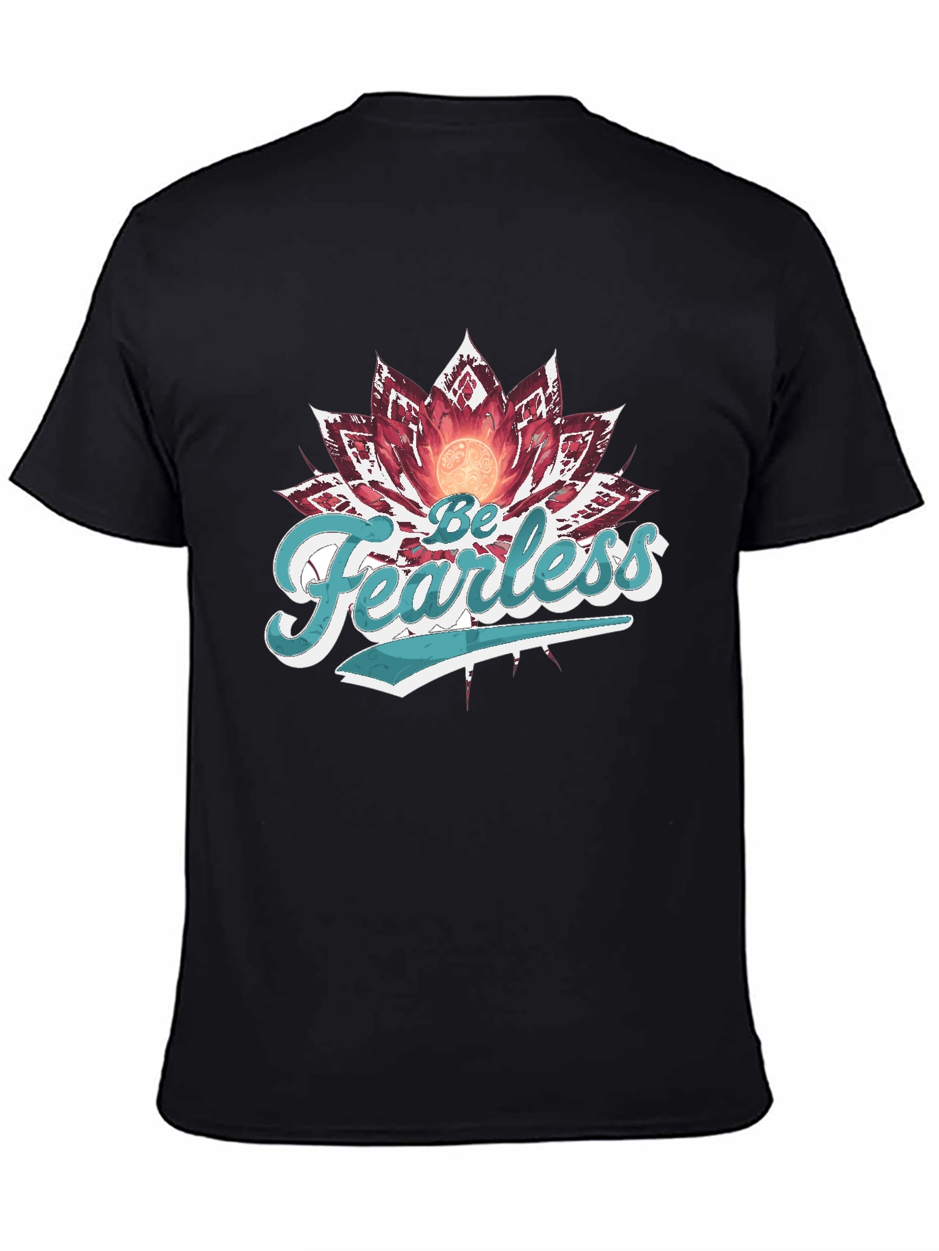 Be Fearless Lotus Graphic T-Shirt