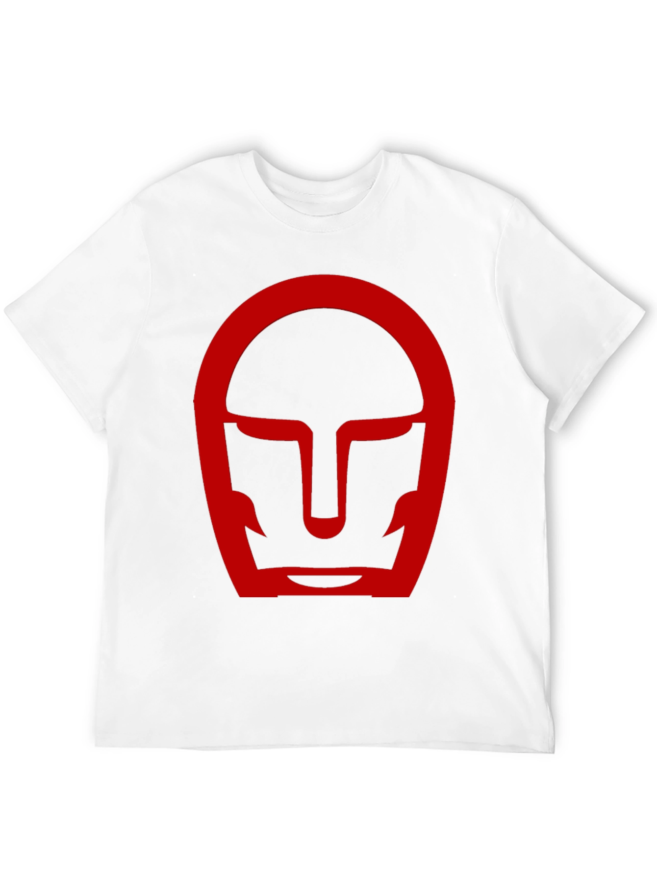 Red Helmet Graphic Black T-Shirt