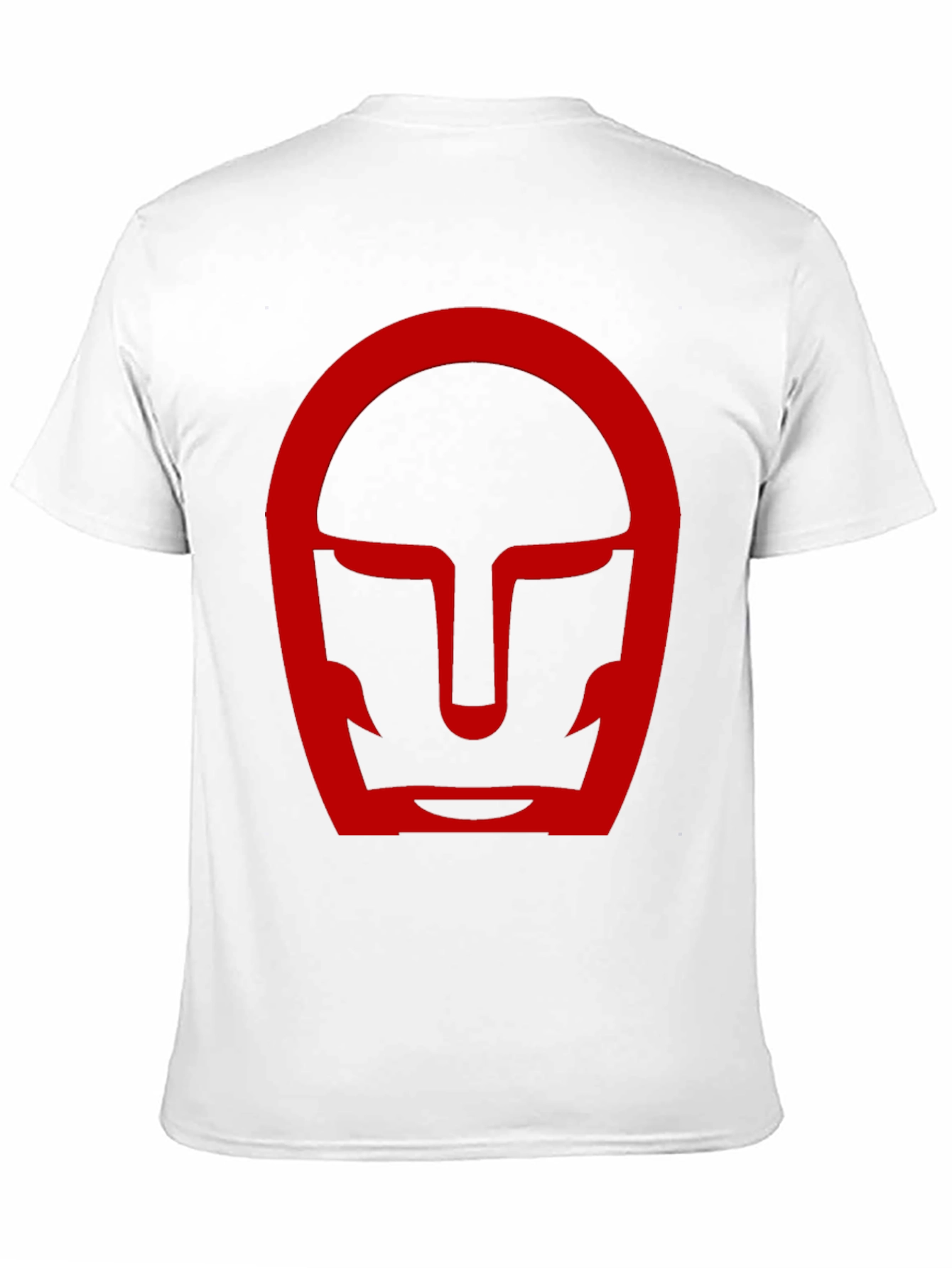 Red Helmet Graphic Black T-Shirt