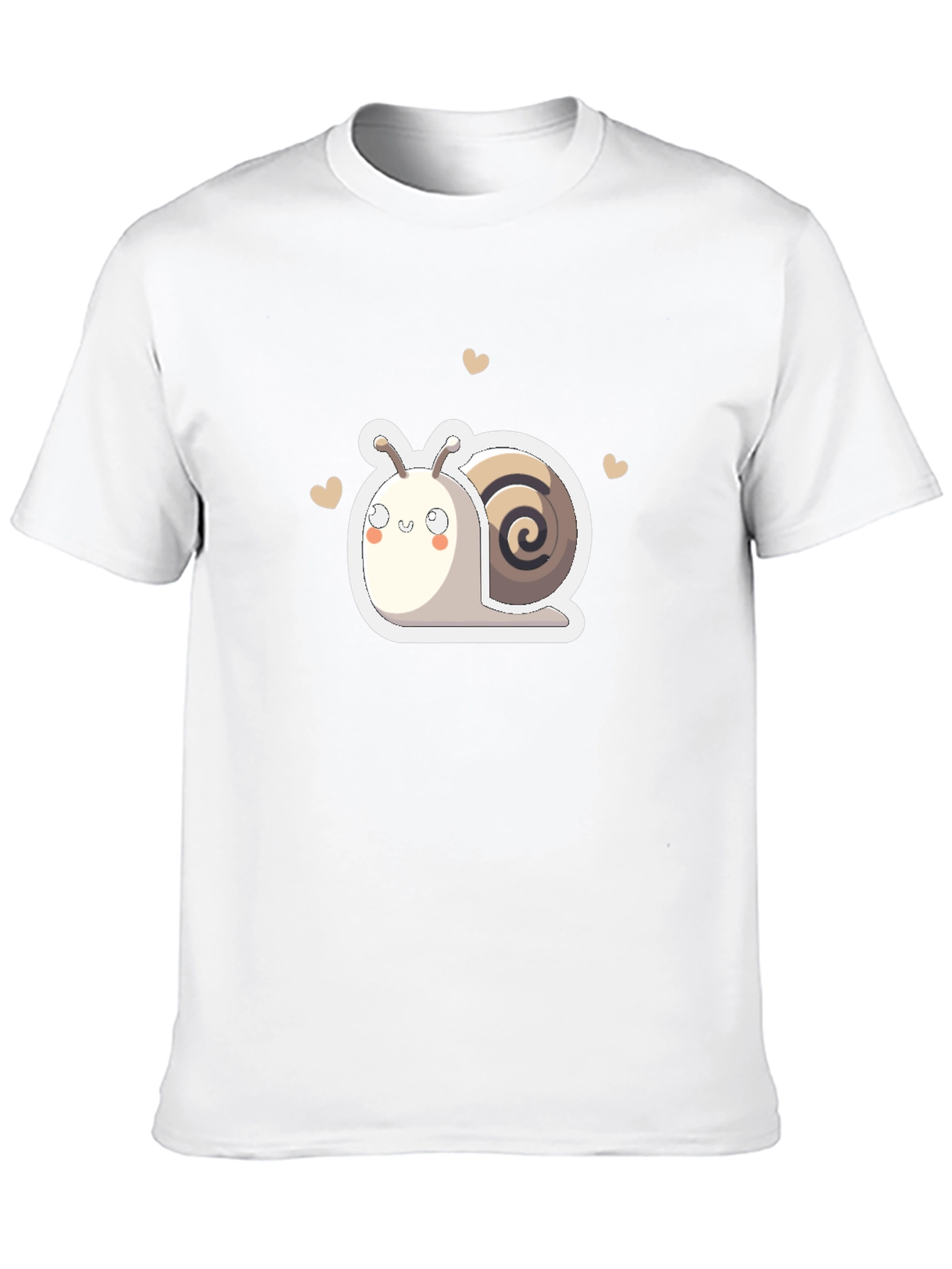 Cute Cartoon Snail Graphic T-Shirt