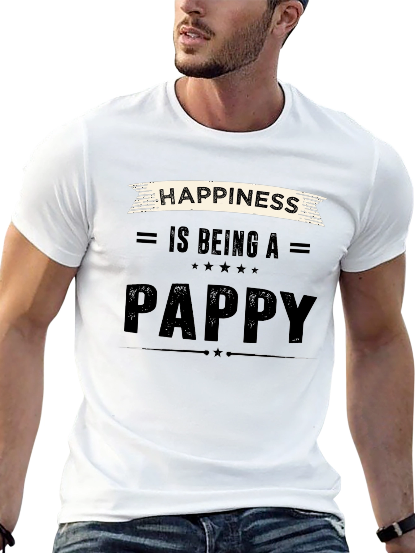 Happiness is Being a Pappy T-Shirt