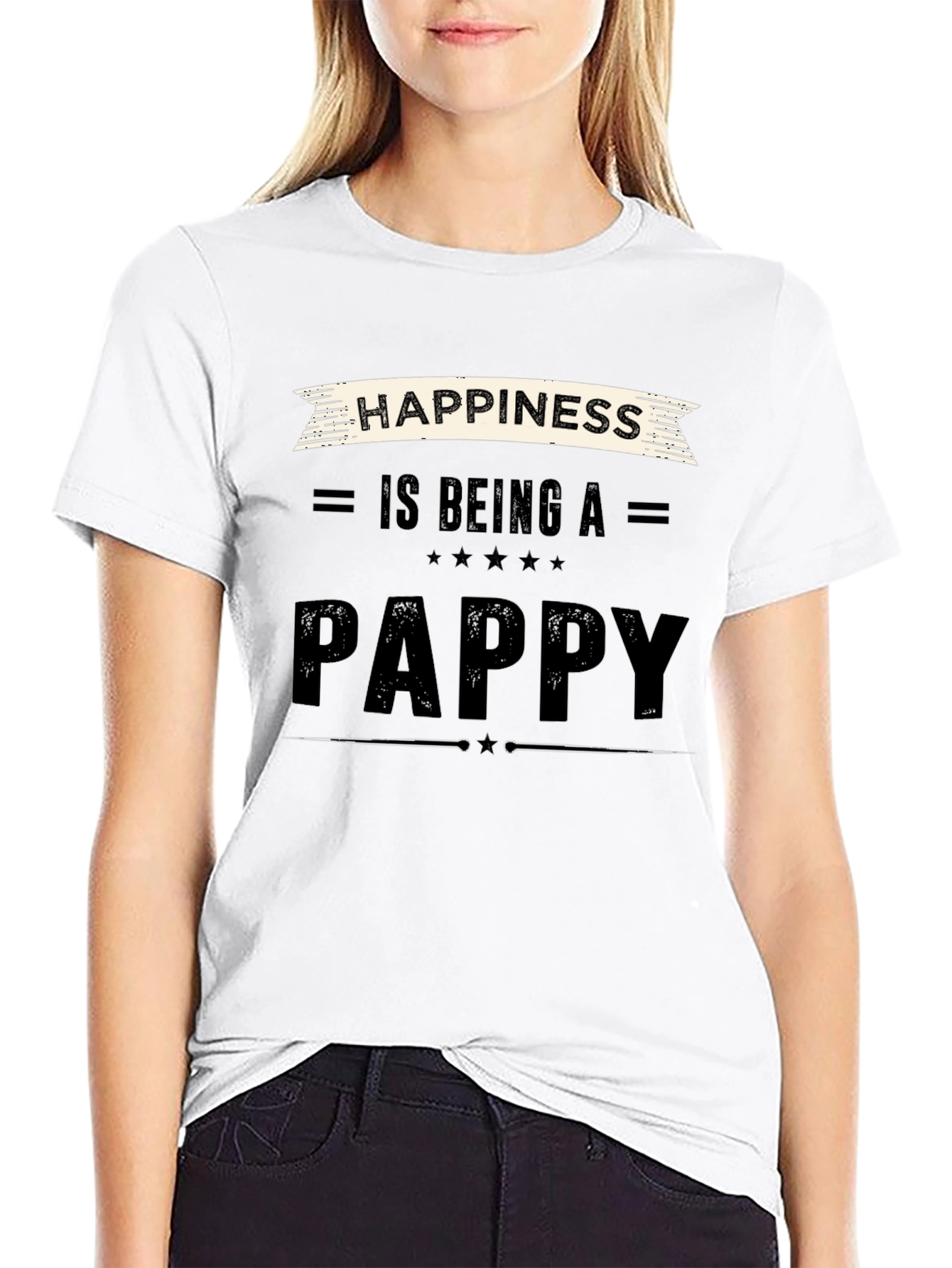 Happiness is Being a Pappy T-Shirt