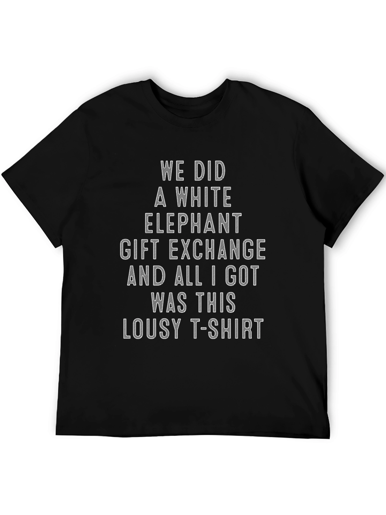 Funny White Elephant Gift Exchange T-Shirt
