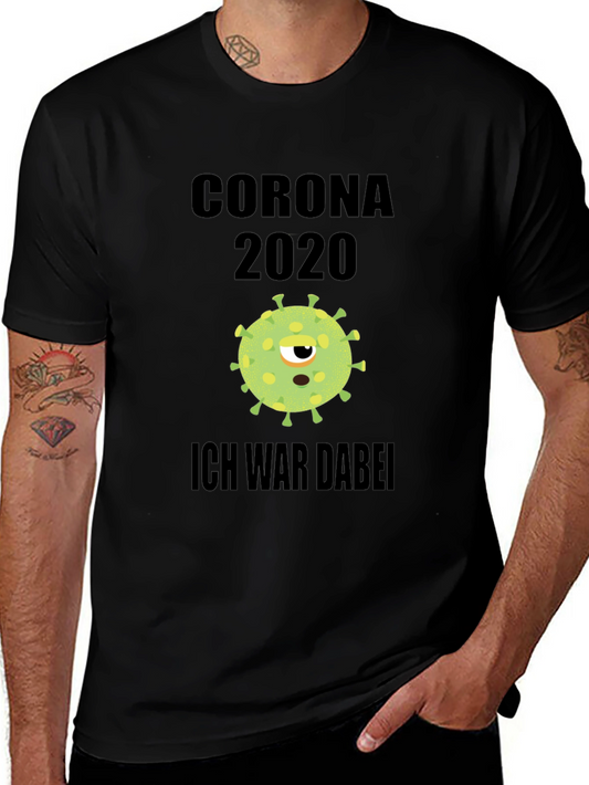 Corona 2020 Black Graphic Tee - I Was There!
