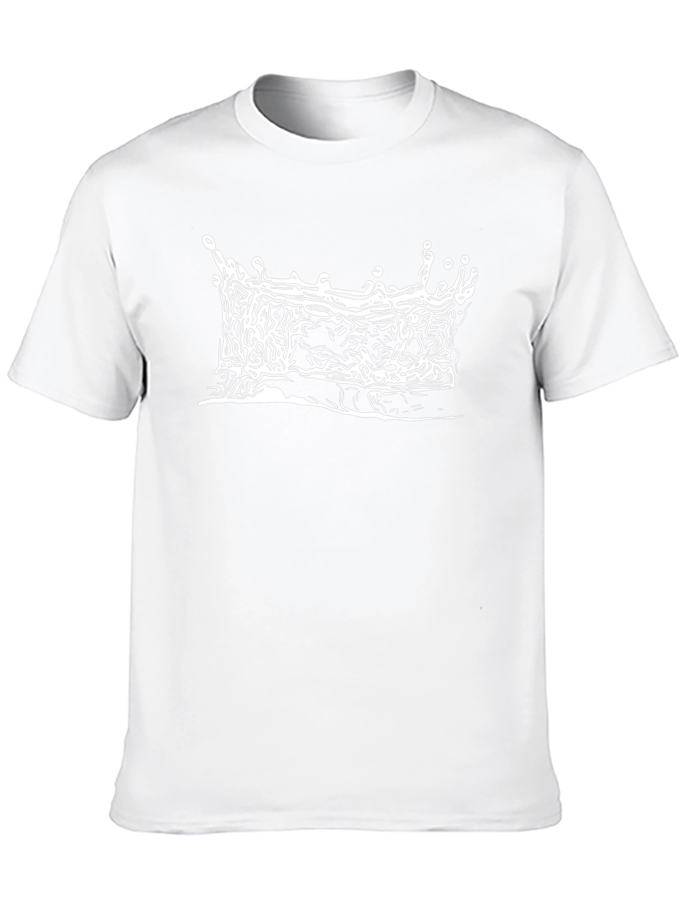 Crown Graphic Tee - Black Stylish Design