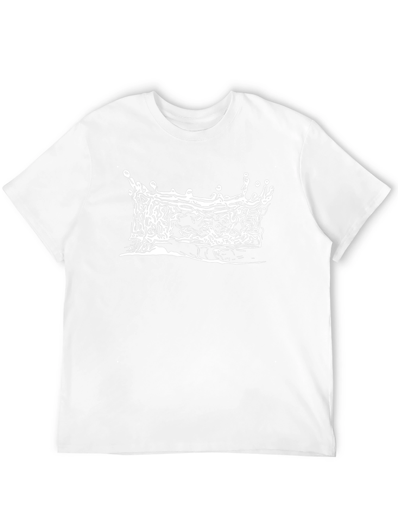 Crown Graphic Tee - Black Stylish Design